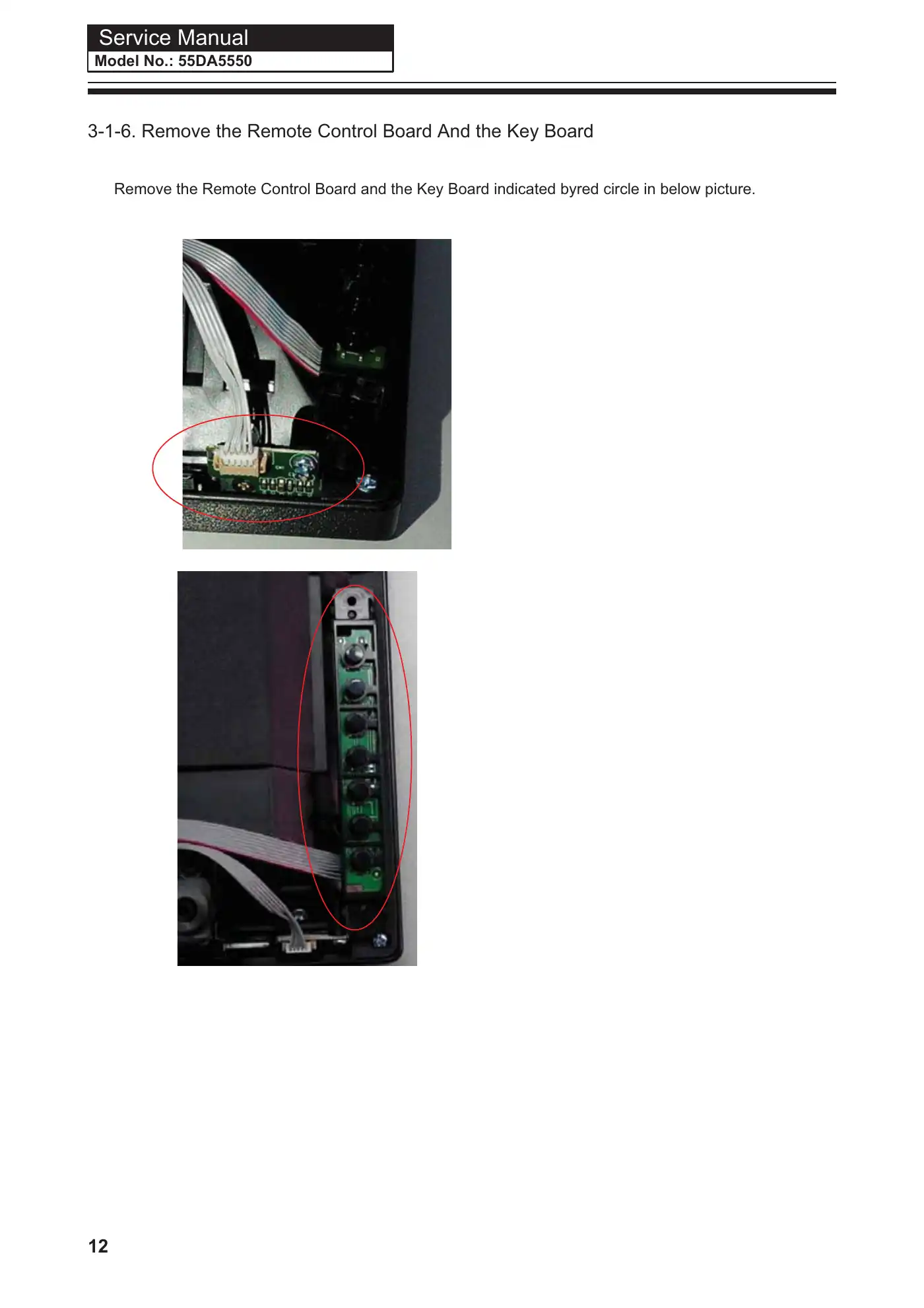 Haier 55DA5550 Service Manual Manual pdf 13 page image