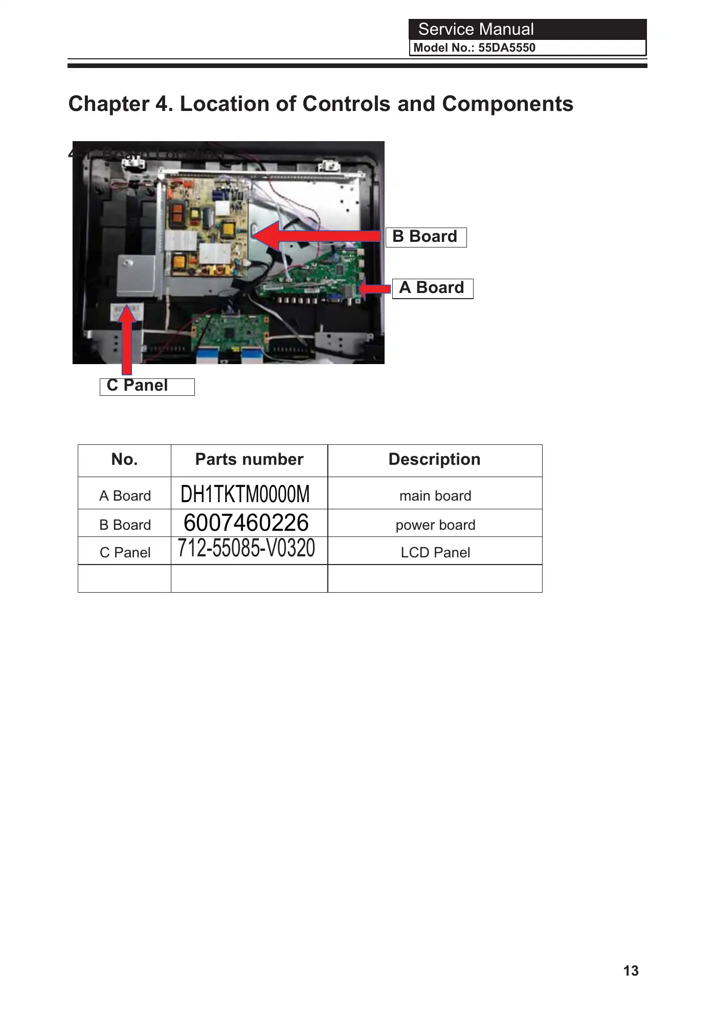 Haier 55DA5550 Service Manual Manual pdf 14 page image