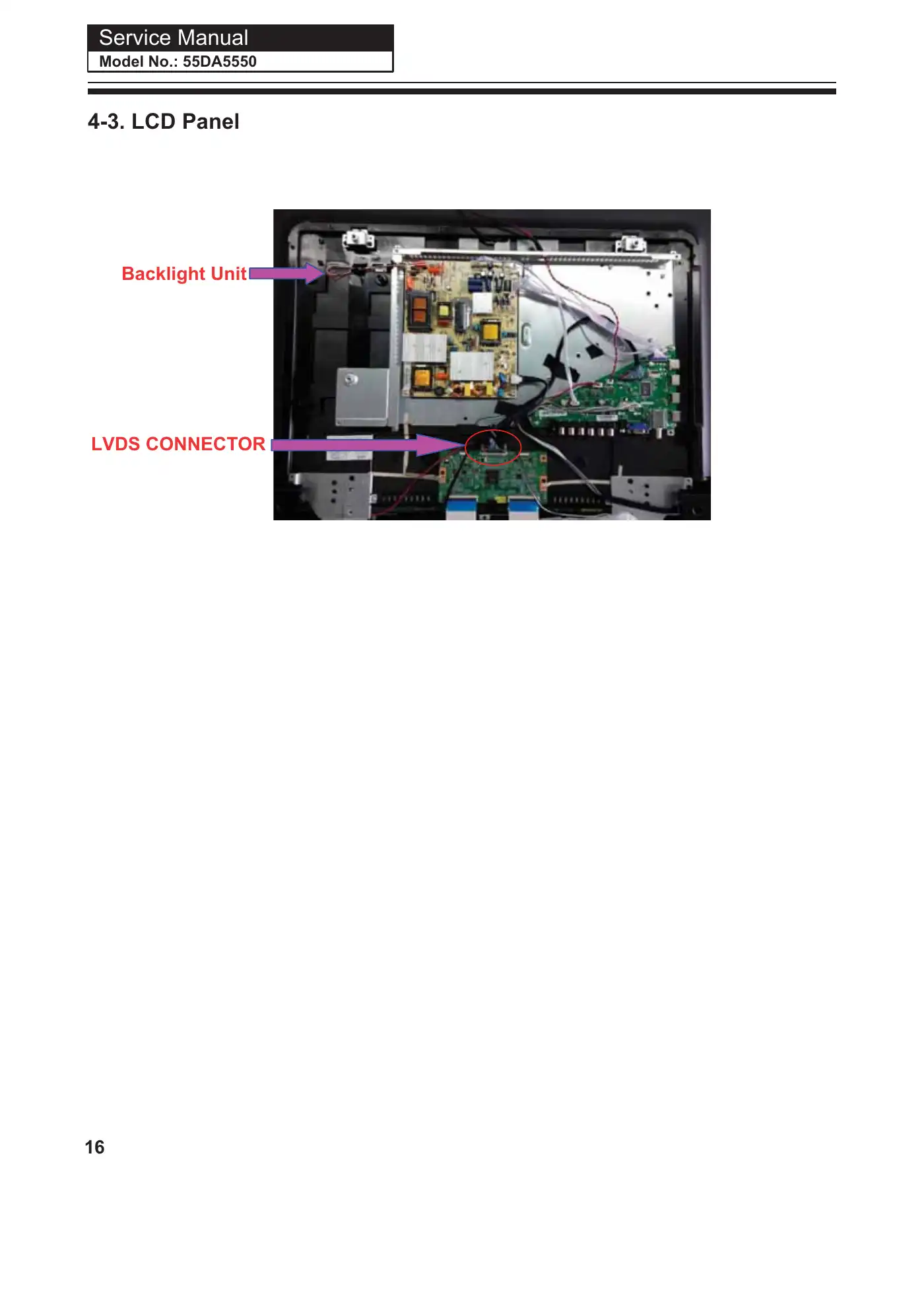 Haier 55DA5550 Service Manual Manual pdf 17 page image
