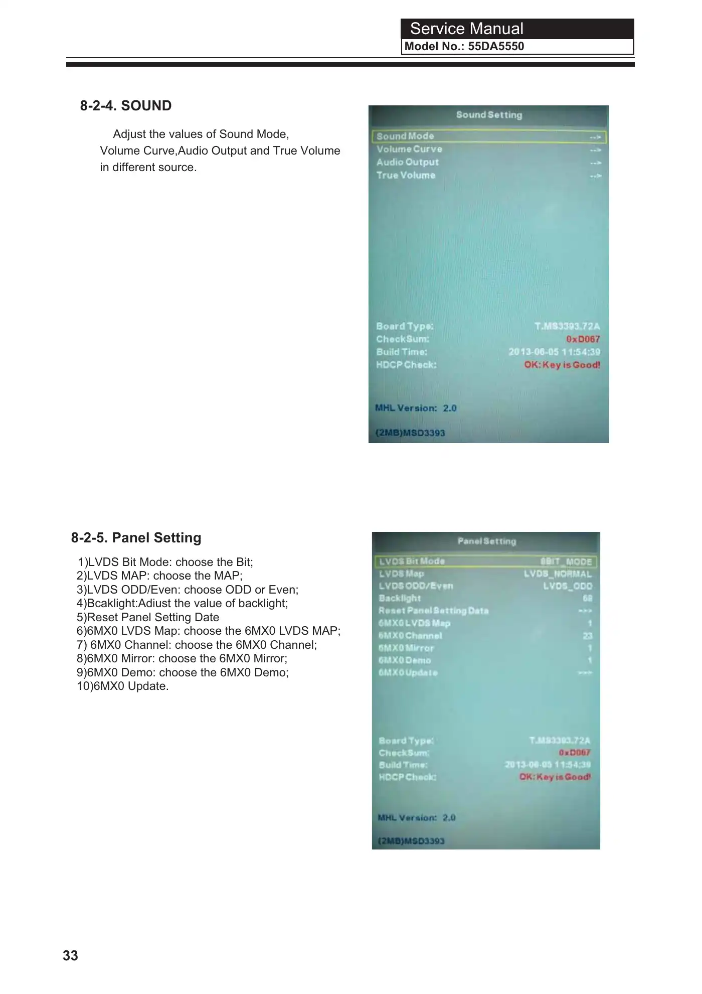 Haier 55DA5550 Service Manual Manual pdf 35 page image