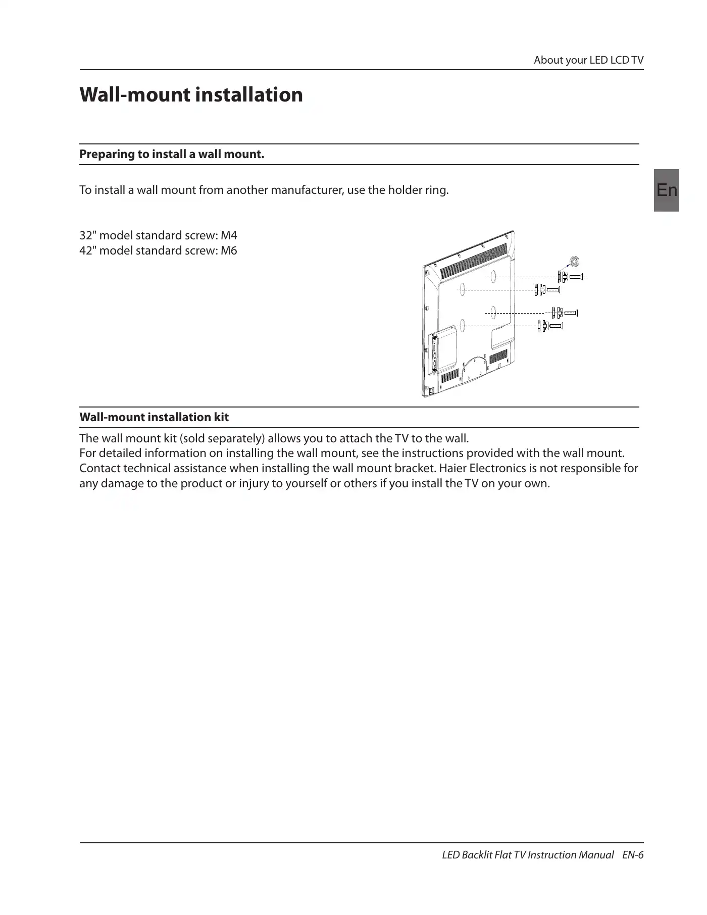 Haier Backlit Instruction Manual Manual pdf 7 page image