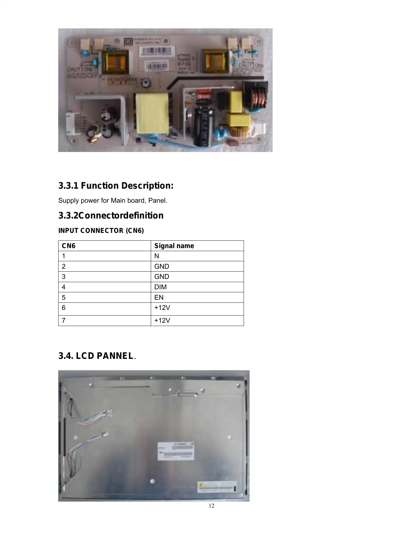 Haier HL19R Service Manual Manual pdf 12 page image