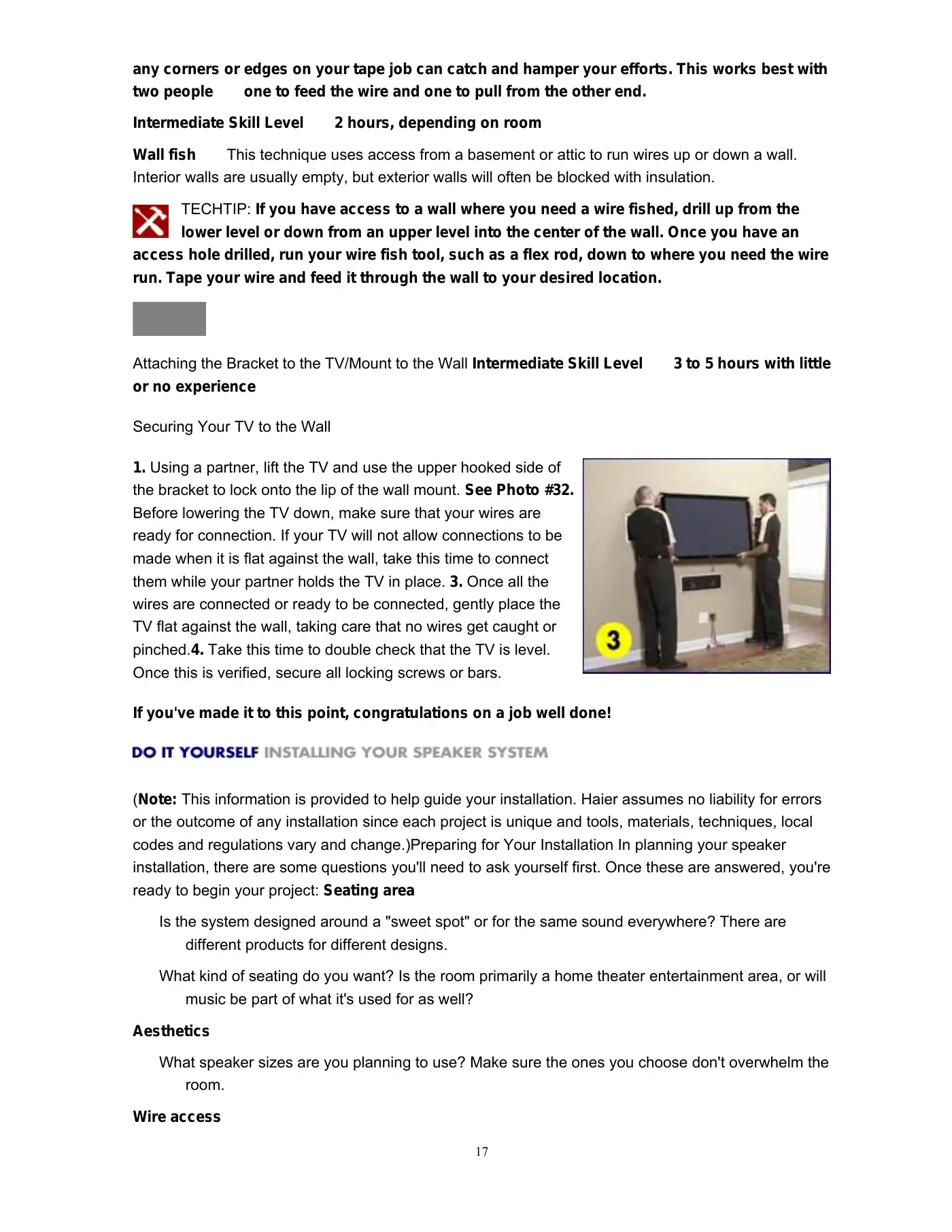 Haier HL19R Service Manual Manual pdf 17 page image