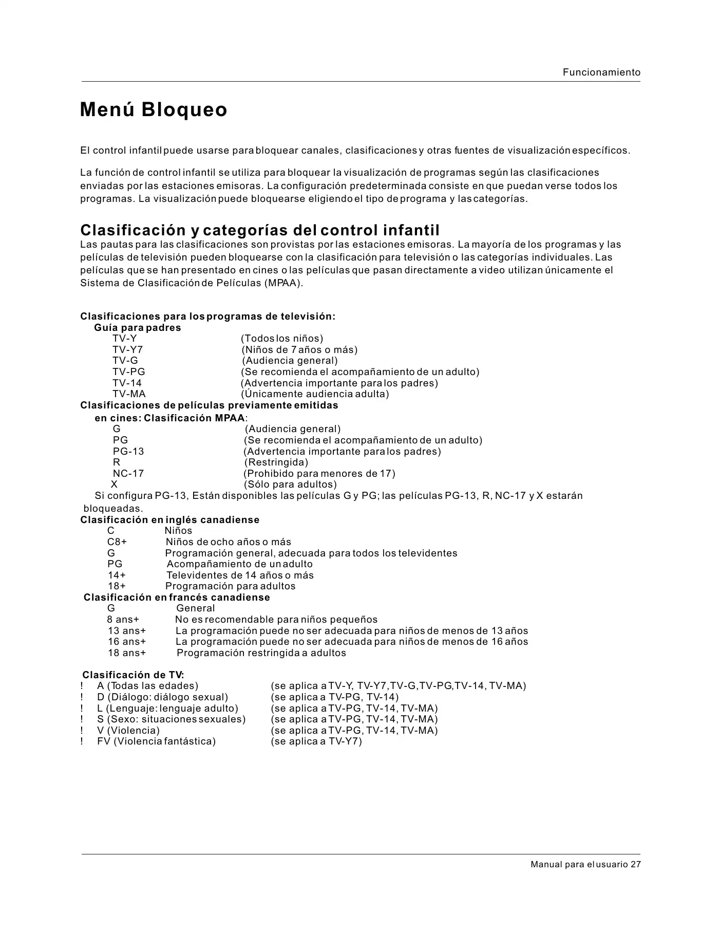 Haier HLC26R1 Owner's Manual Manual pdf 111 page image