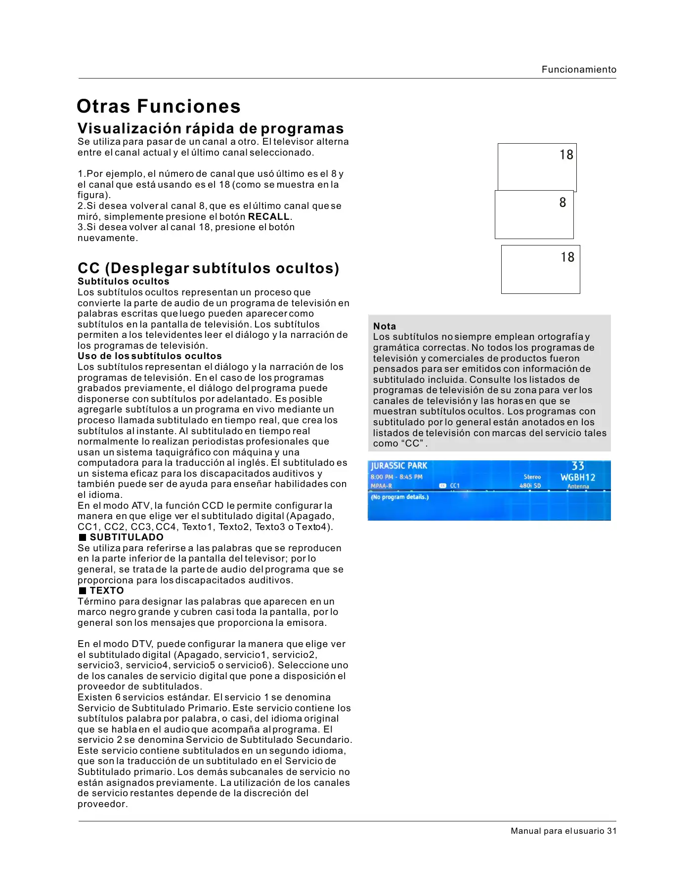 Haier HLC26R1 Owner's Manual Manual pdf 115 page image