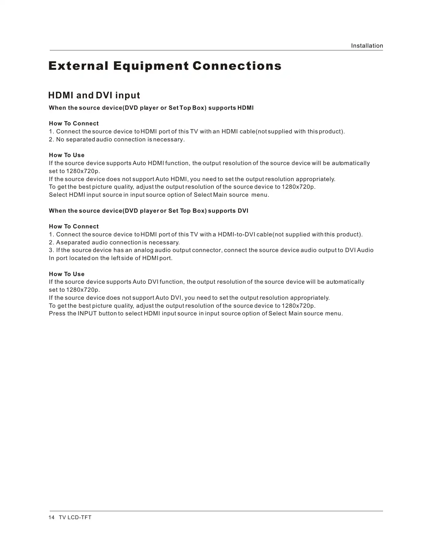 Haier HLC26R1 Owner's Manual Manual pdf 14 page image