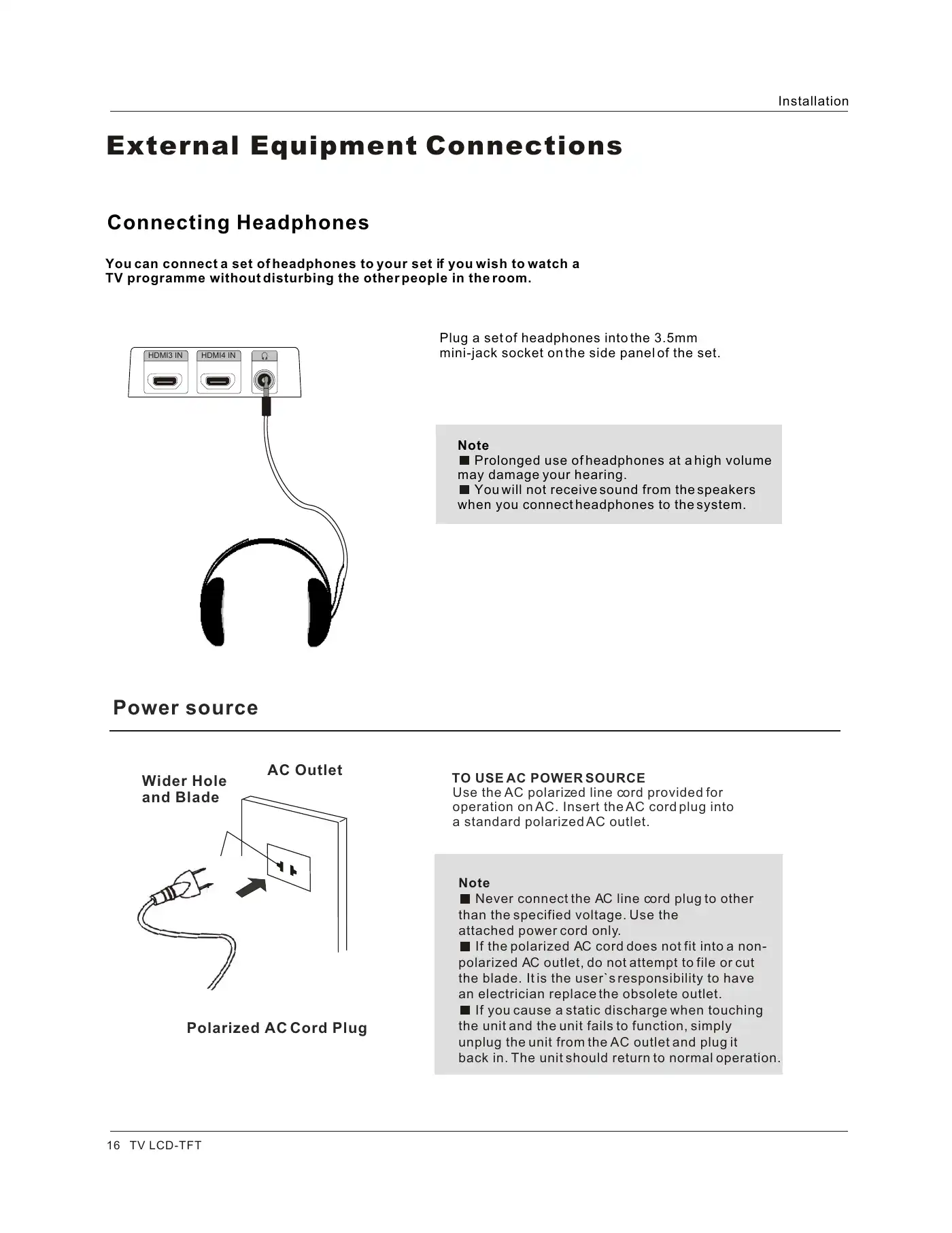Haier HLC26R1 Owner's Manual Manual pdf 16 page image