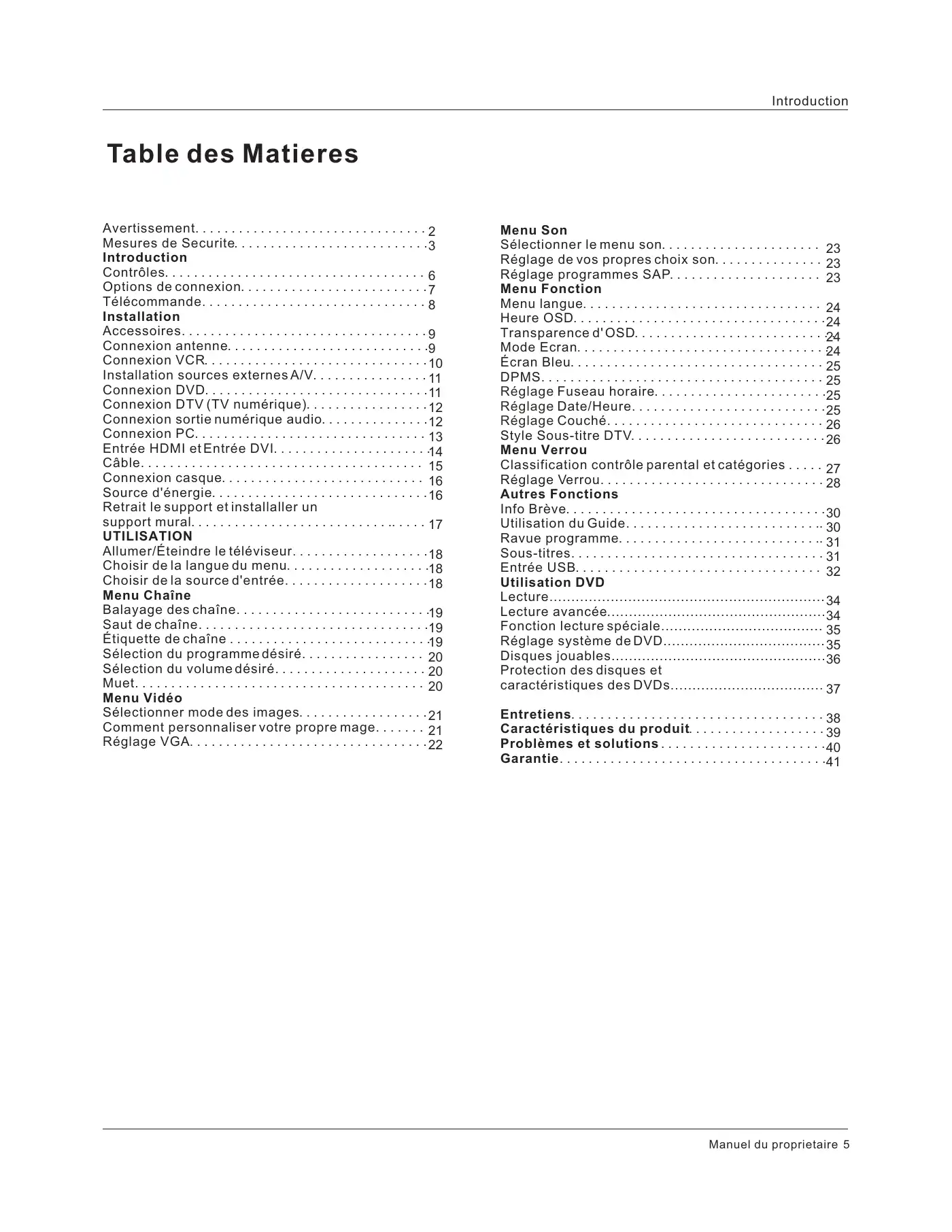 Haier HLC26R1 Owner's Manual Manual pdf 47 page image
