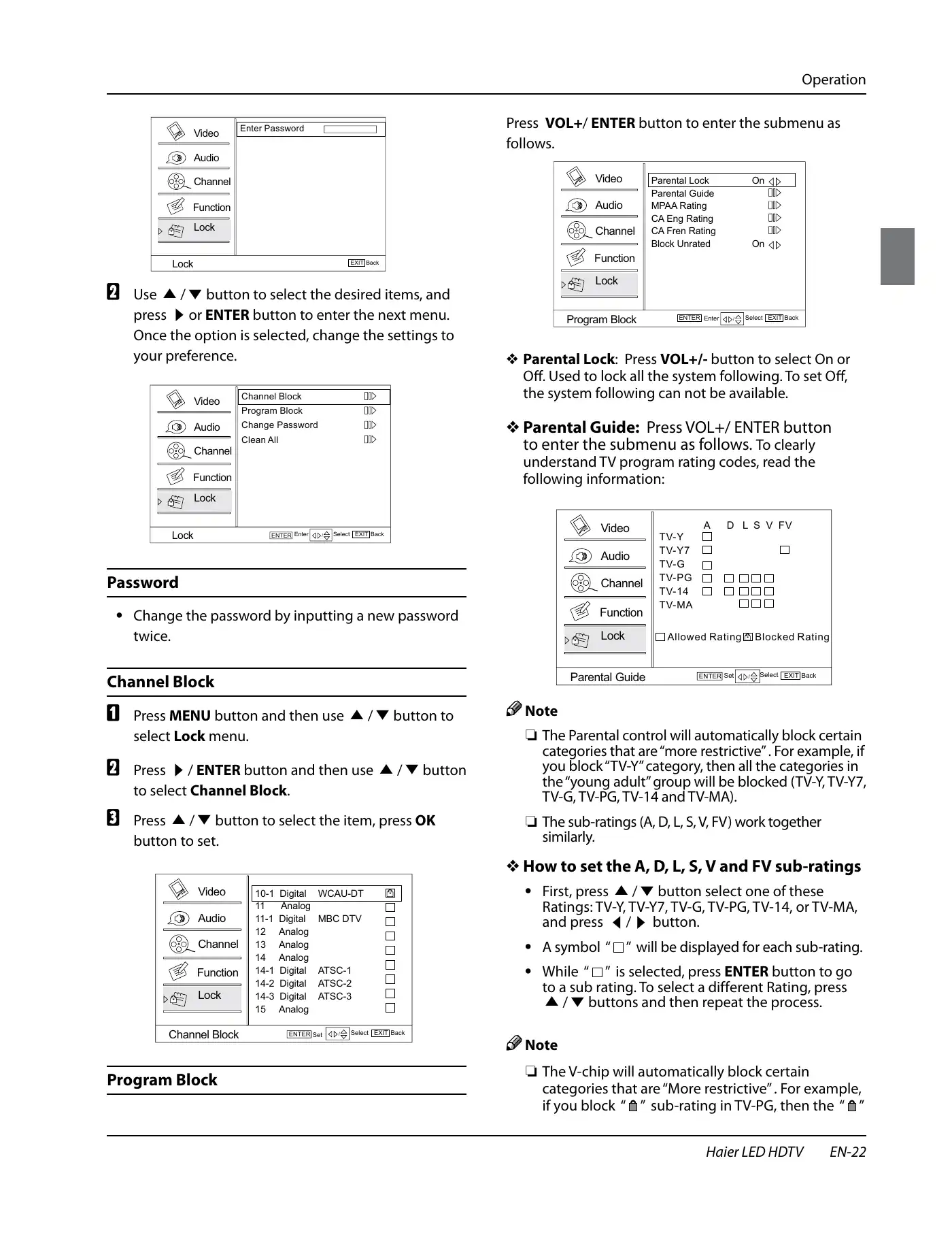 Haier HL32XSL2 Owner's Manual Manual pdf 23 page image