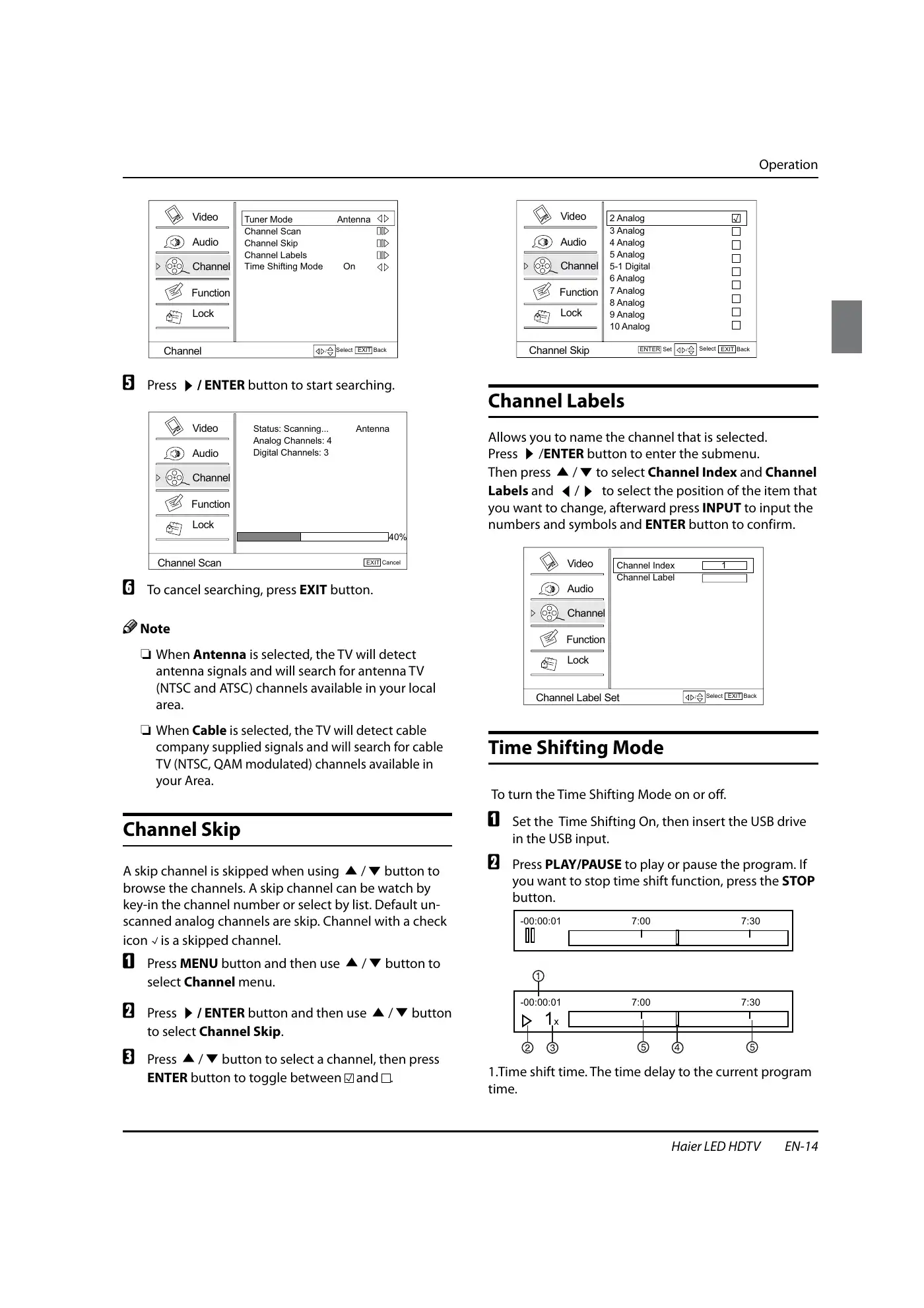Haier HL32XSL2a Owner's Manual Manual pdf 15 page image