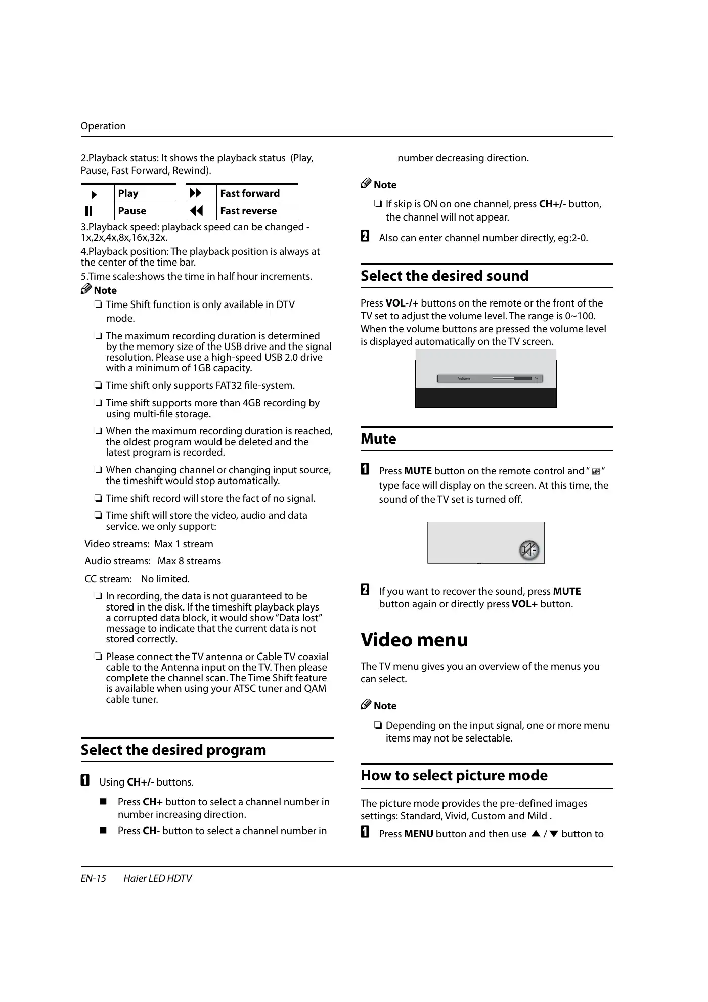 Haier HL32XSL2a Owner's Manual Manual pdf 16 page image
