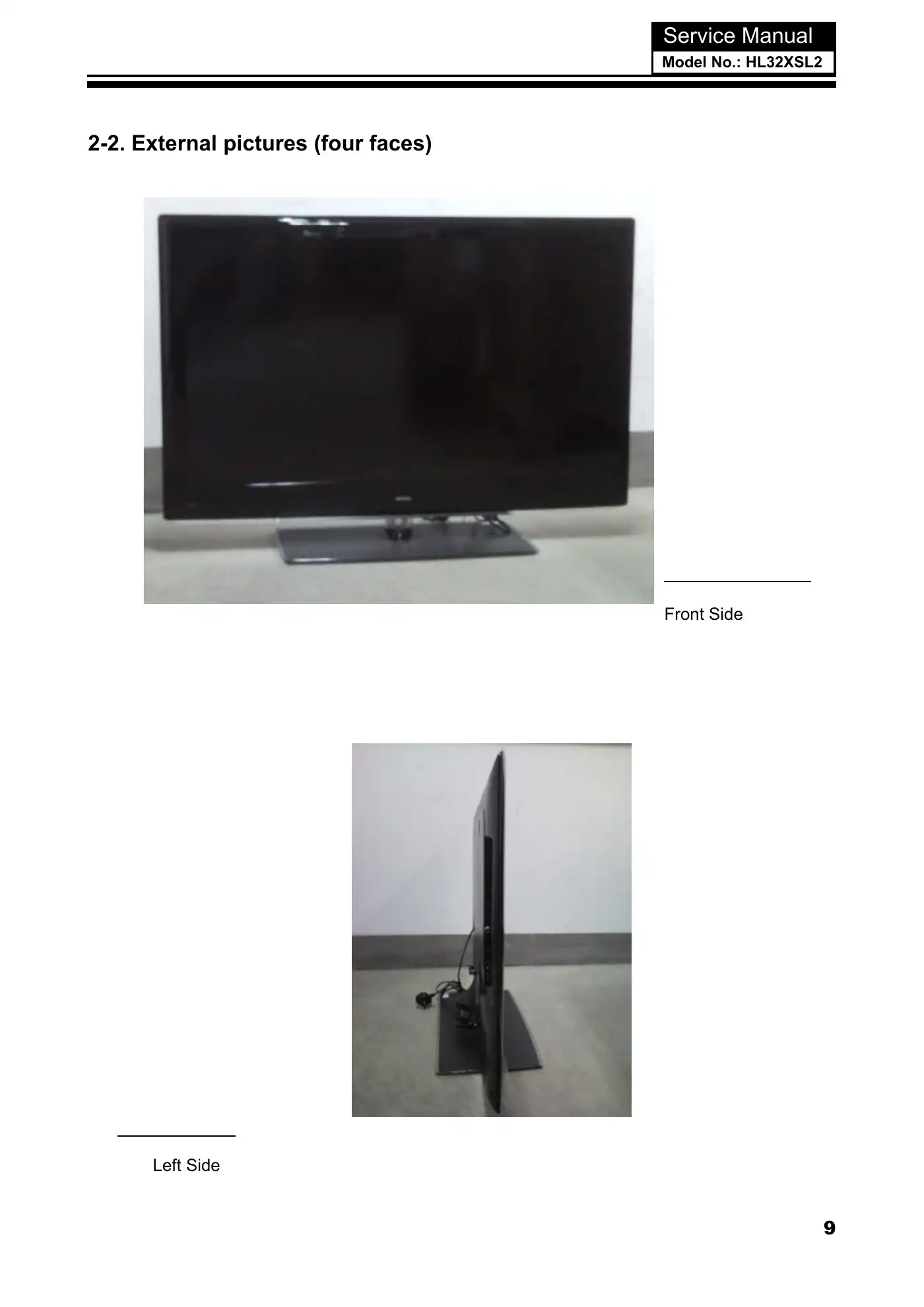 Haier HL32XSL2 Service Manual Manual pdf 10 page image
