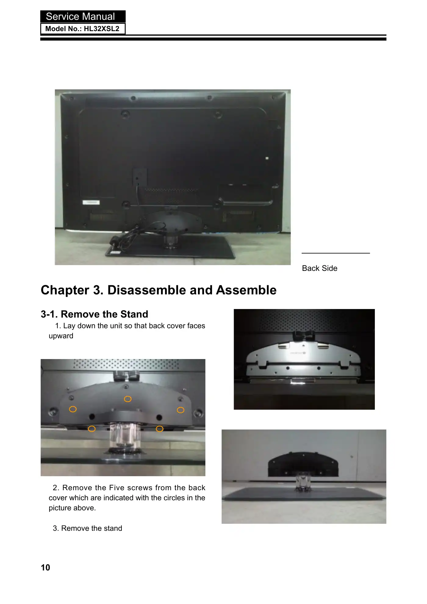 Haier HL32XSL2 Service Manual Manual pdf 11 page image