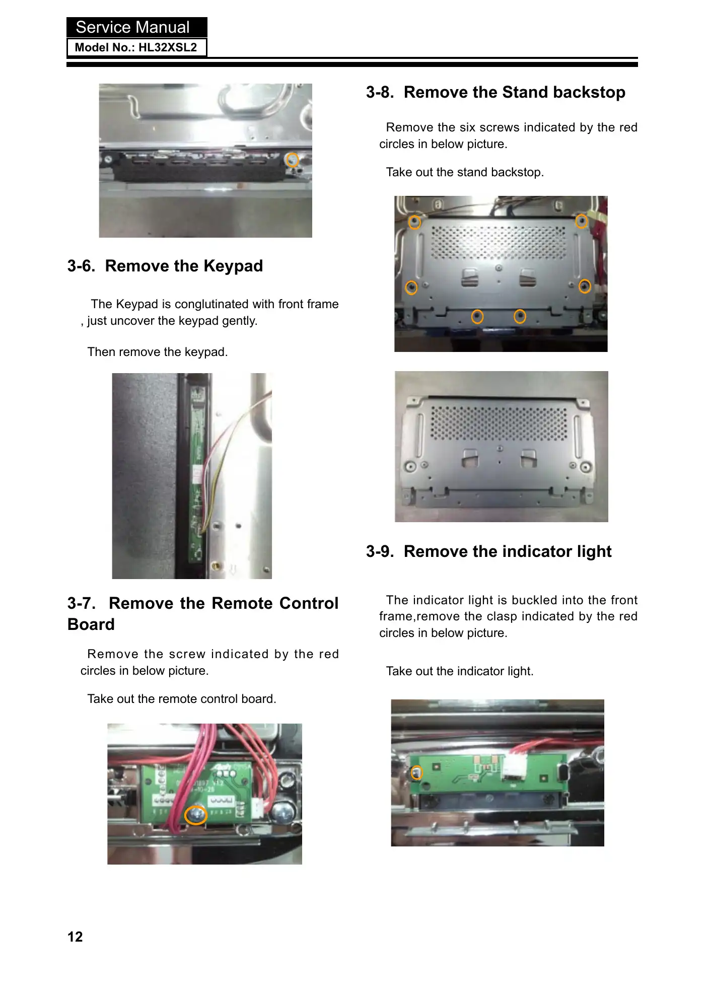 Haier HL32XSL2 Service Manual Manual pdf 13 page image