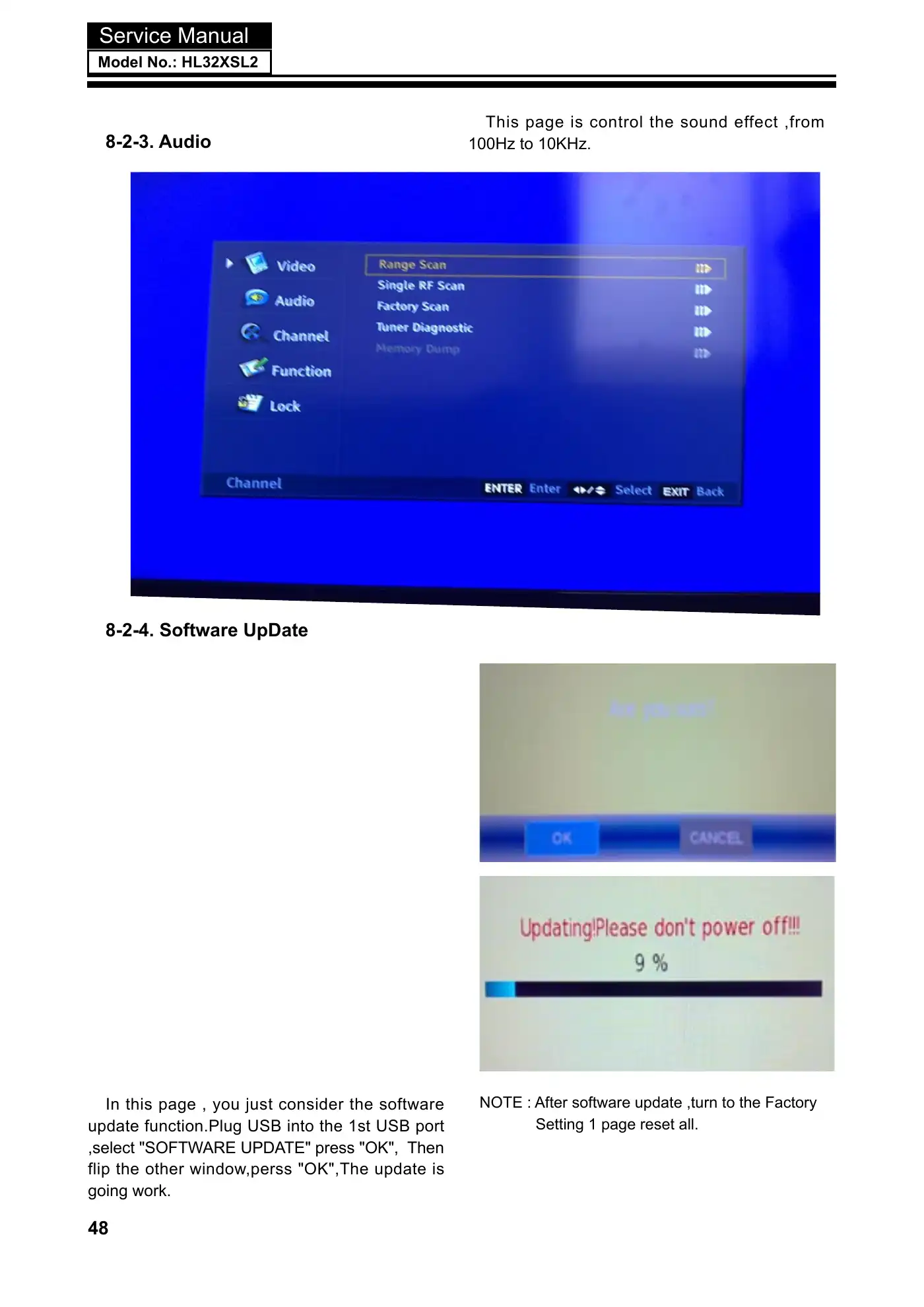 Haier HL32XSL2 Service Manual Manual pdf 50 page image