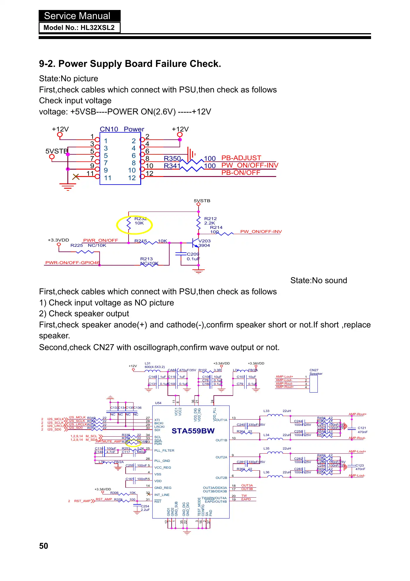 Haier HL32XSL2 Service Manual Manual pdf 52 page image