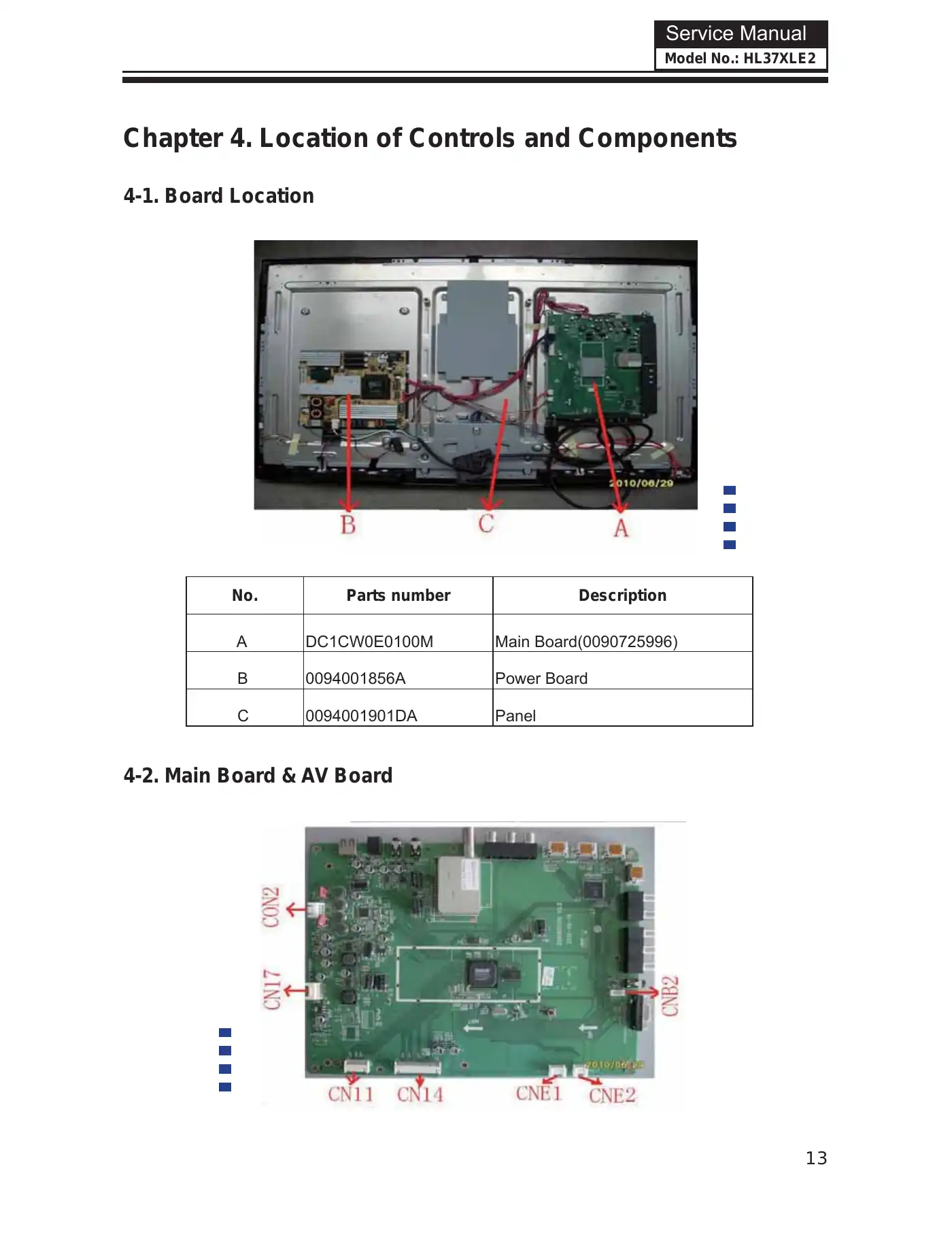Haier HL37XLE2 Service Manual Manual pdf 14 page image