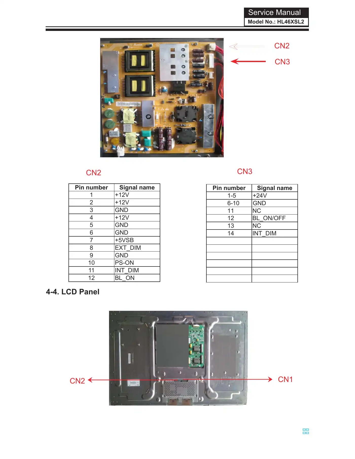 Haier HL46XSL2 Service Manual Manual pdf 16 page image