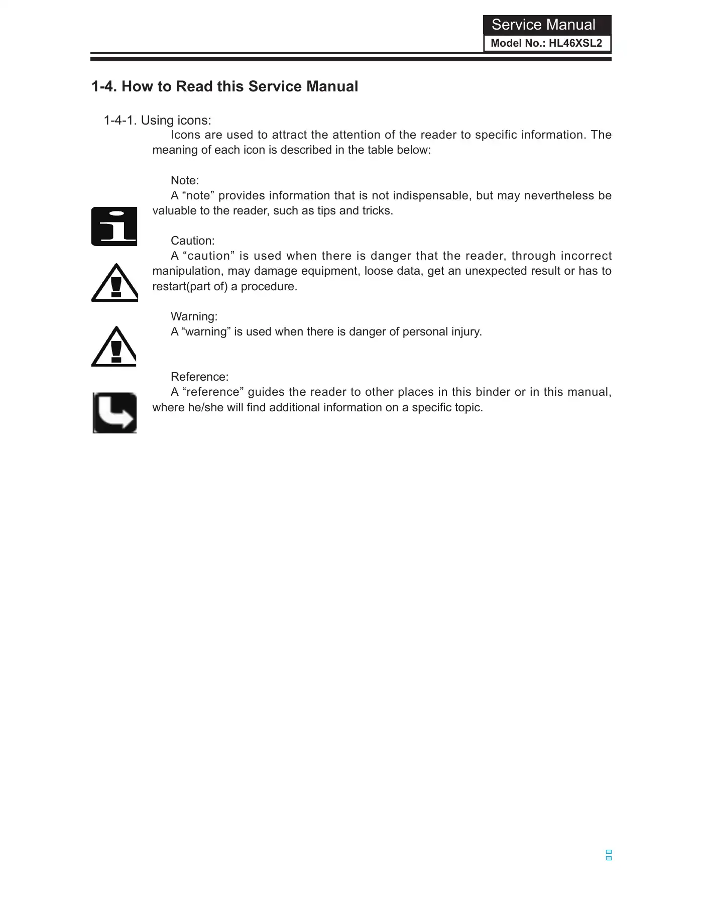 Haier HL46XSL2 Service Manual Manual pdf 8 page image