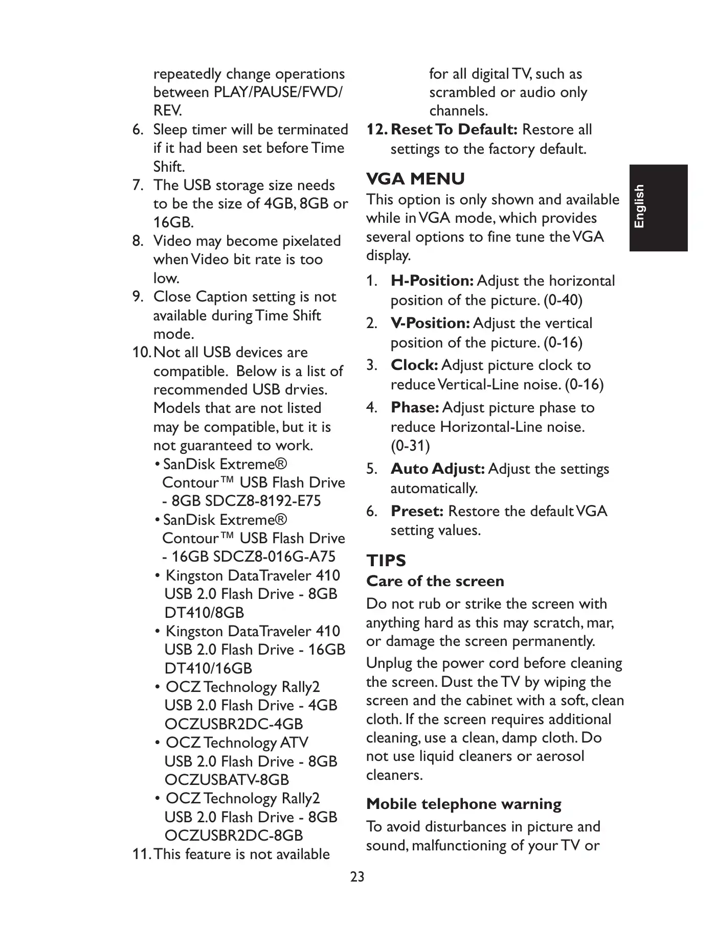 Haier HLC24XLP2 User Manual Manual pdf 23 page image