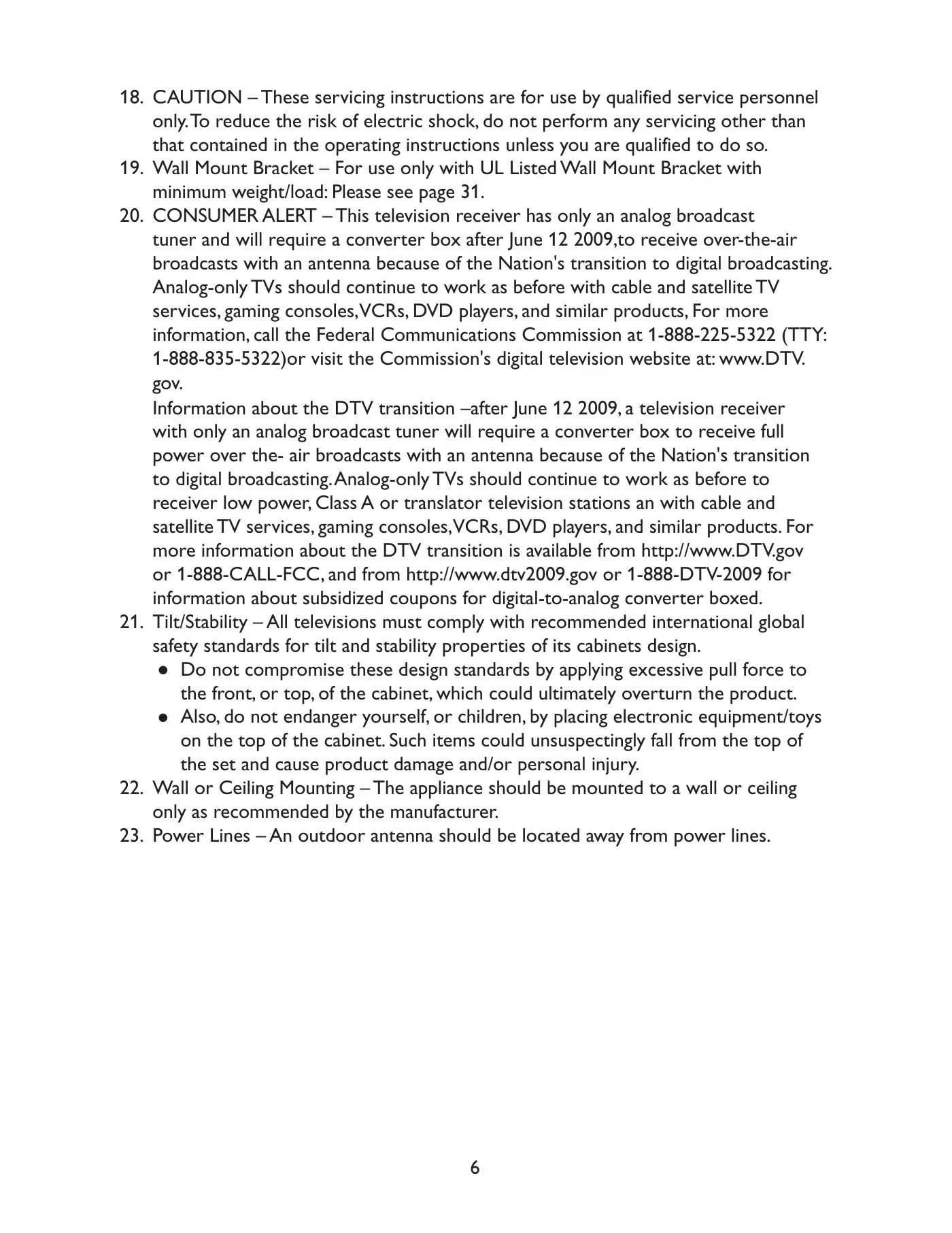 Haier HLC24XLP2 User Manual Manual pdf 6 page image