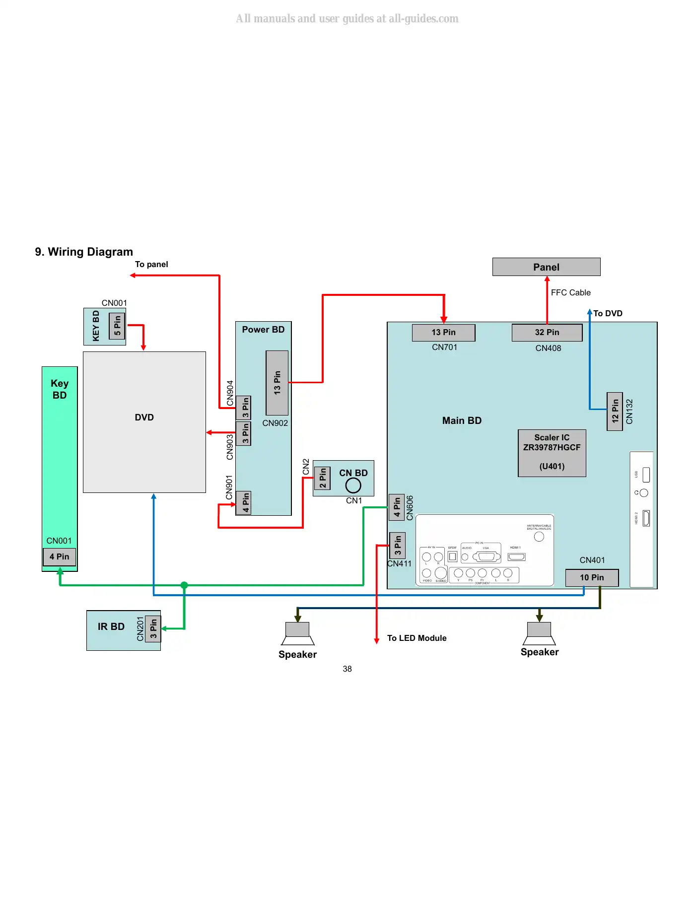 Haier HLC24XLP Service Manual Manual pdf 38 page image