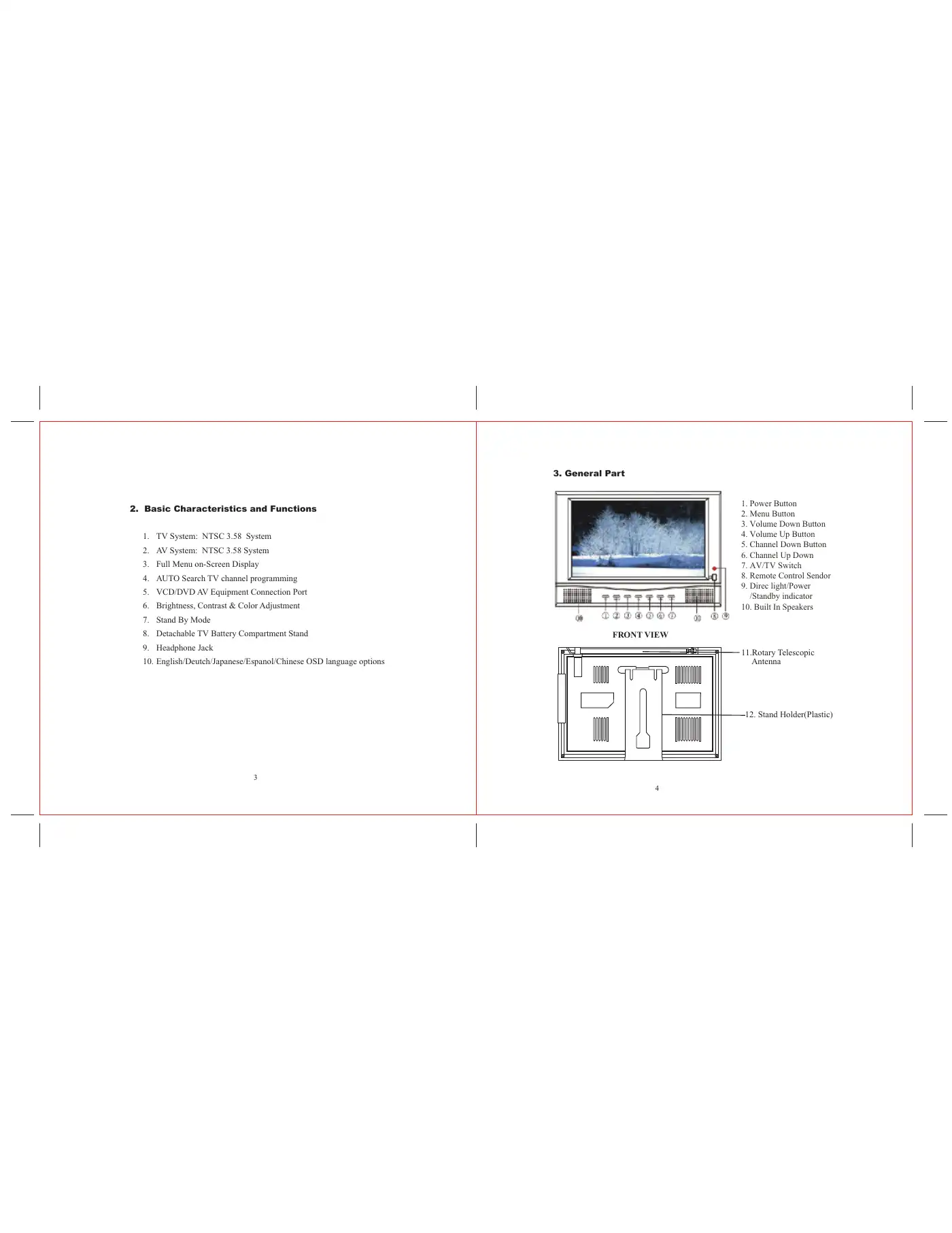 Haier KXT7020BK Instruction Manual Manual pdf 3 page image
