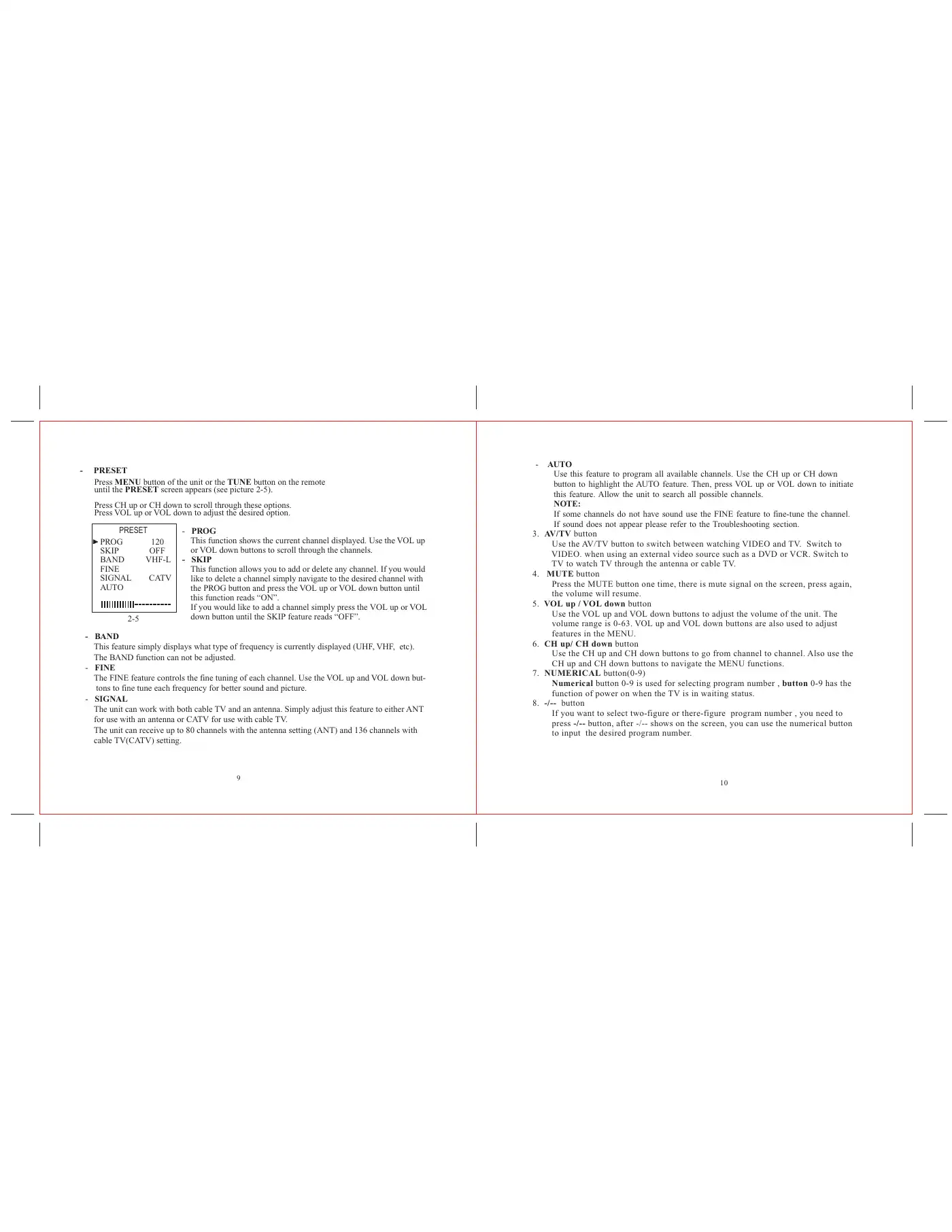 Haier KXT7020BK Instruction Manual Manual pdf 6 page image
