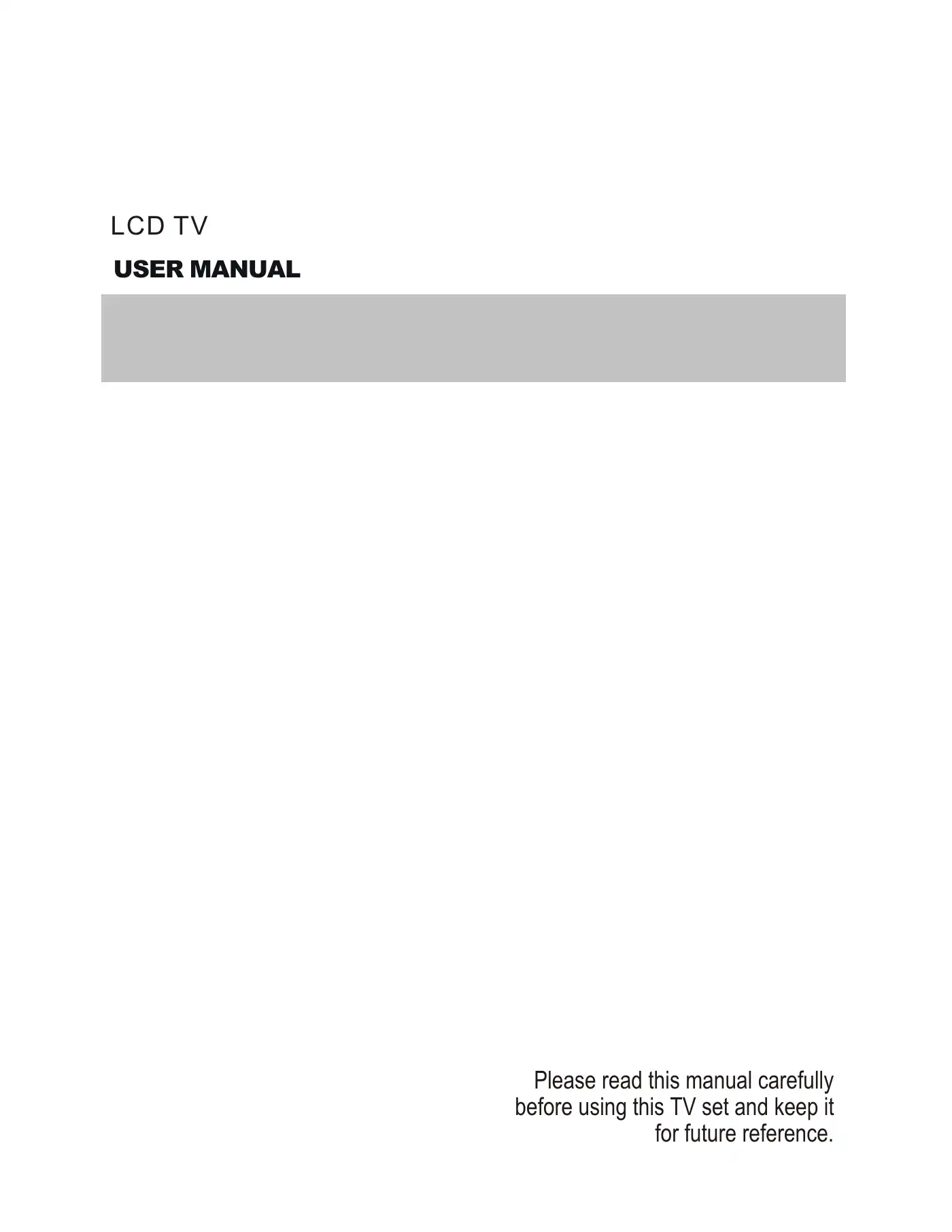 Haier L1527 User Manual Manual pdf 1 page image