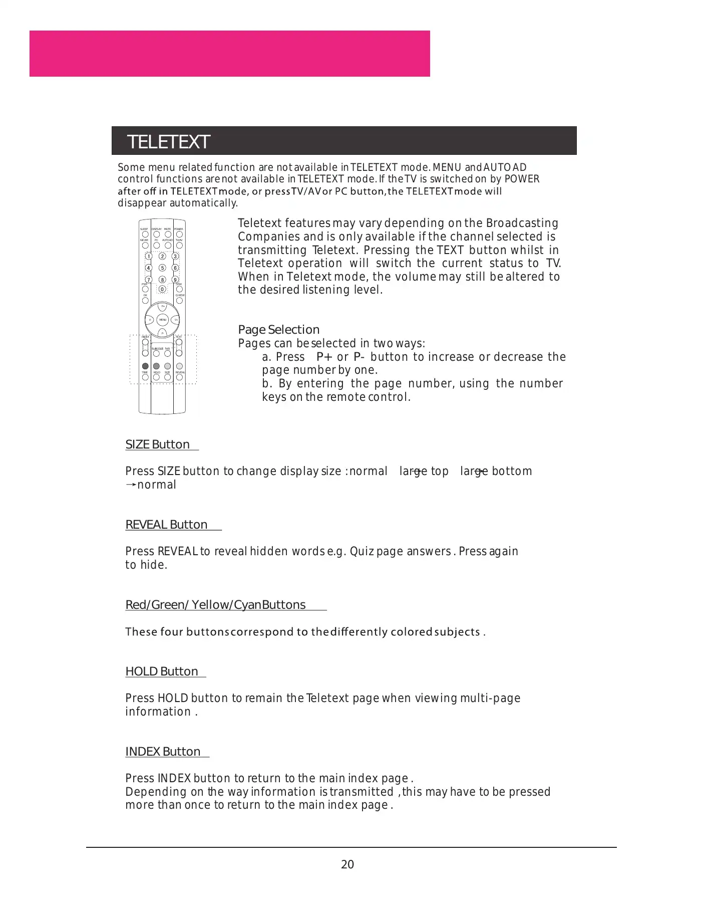 Haier L22A11W User Manual Manual pdf 23 page image