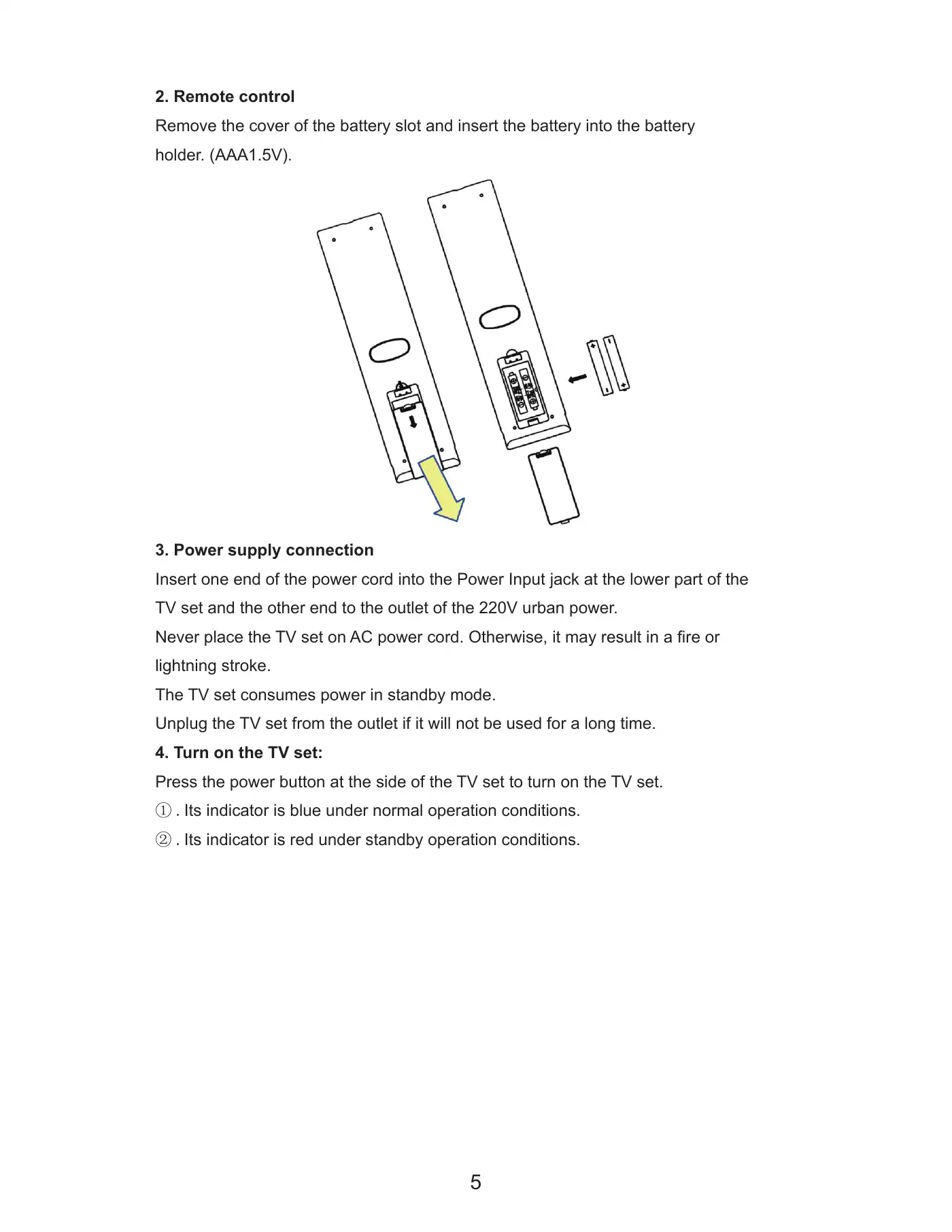 Haier L22T6 Operation Instructions Manual Manual pdf 6 page image