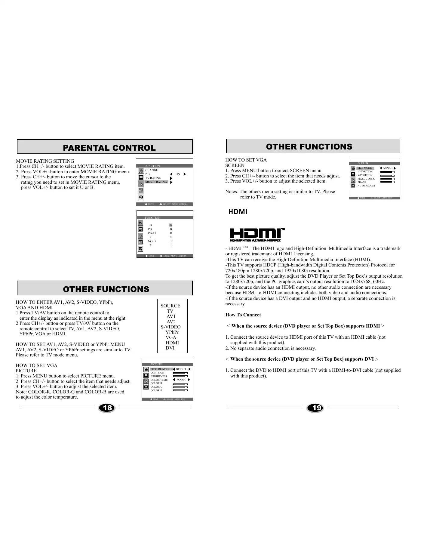 Haier LC-2710D Operating Instructions Manual Manual pdf 11 page image