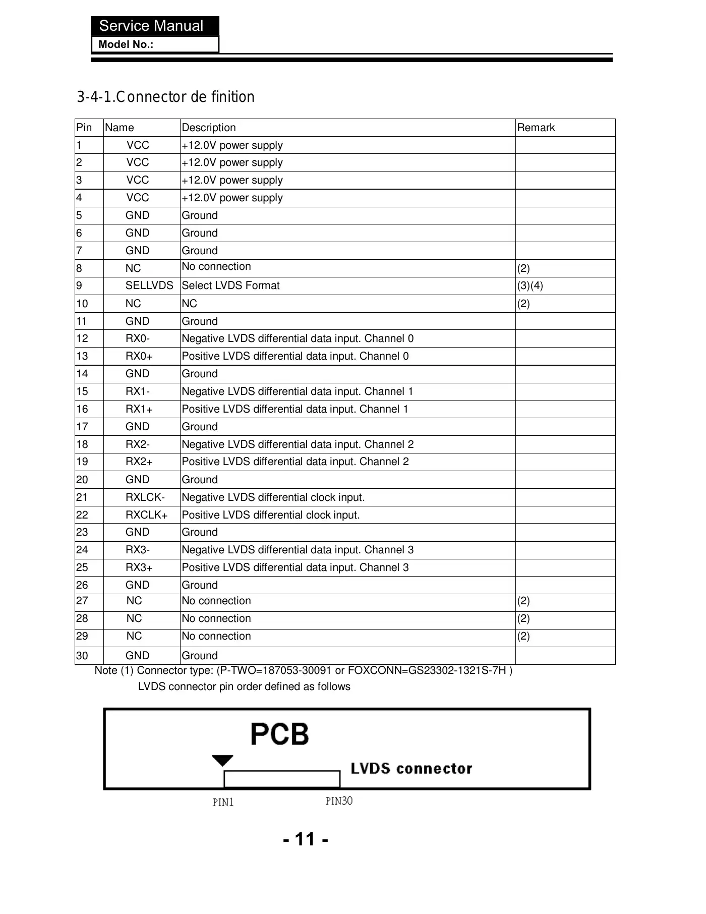 Haier LEC24B3320 Service Manual Manual pdf 12 page image