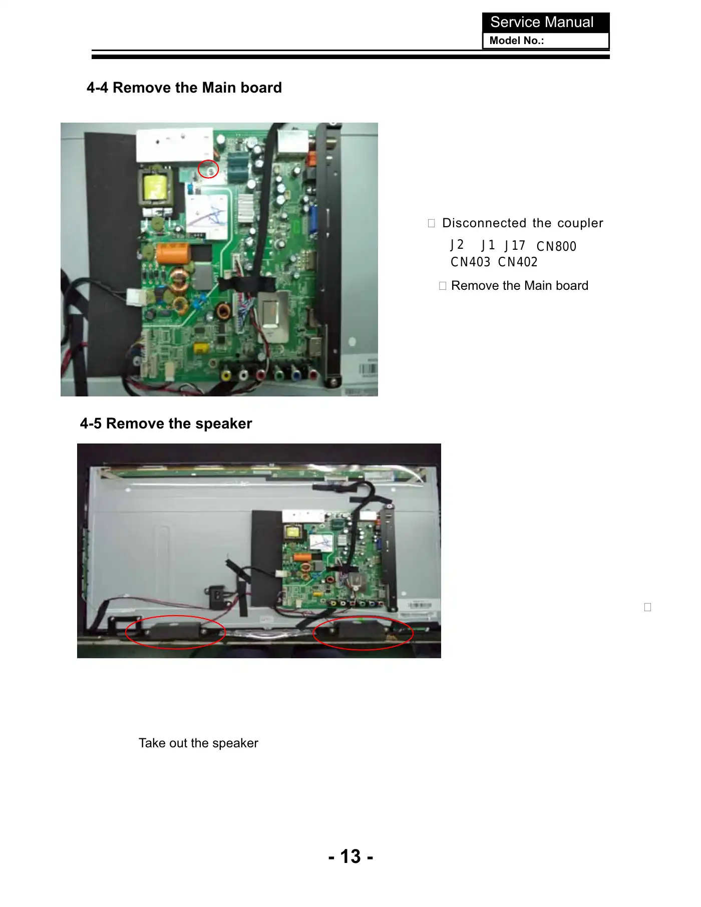 Haier LEC24B3320 Service Manual Manual pdf 14 page image