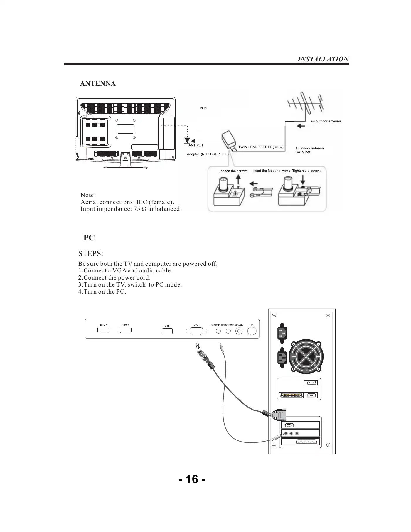 Haier LEC24B3320 Service Manual Manual pdf 17 page image