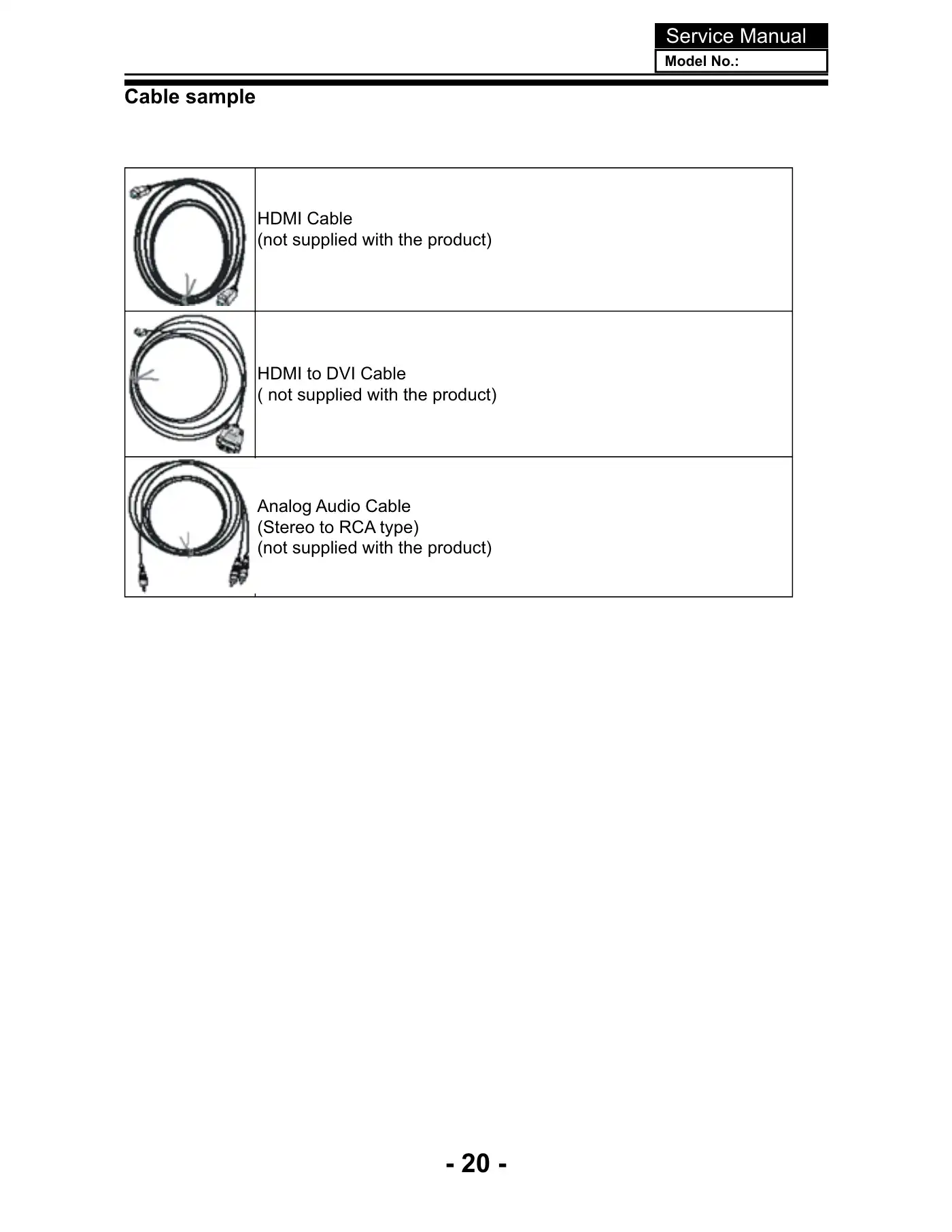 Haier LEC24B3320 Service Manual Manual pdf 21 page image