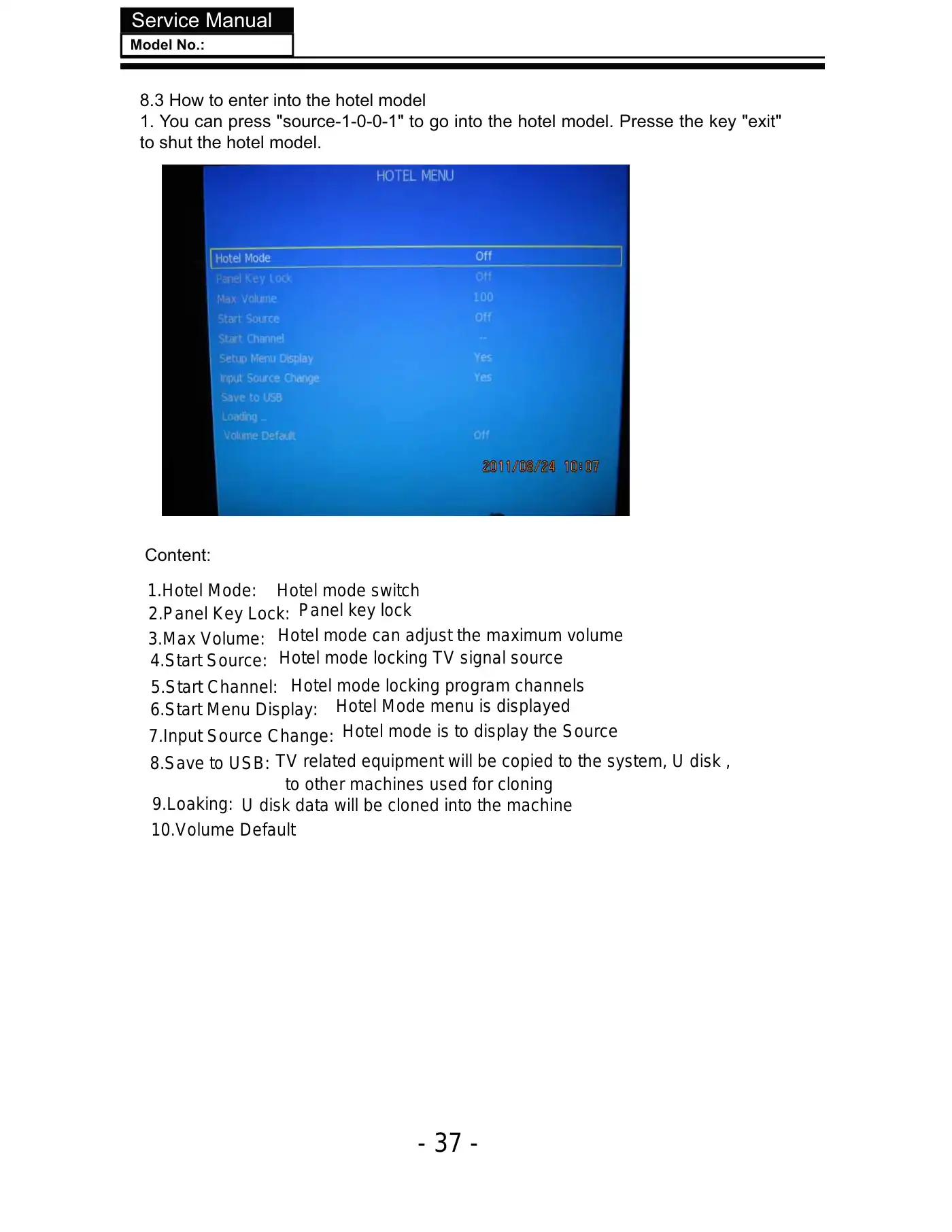 Haier LEC24B3320 Service Manual Manual pdf 37 page image