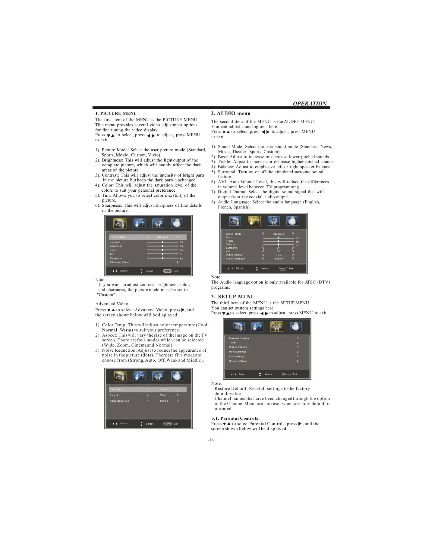 Haier LE19B13200 Owner's Manual Manual pdf 12 page image