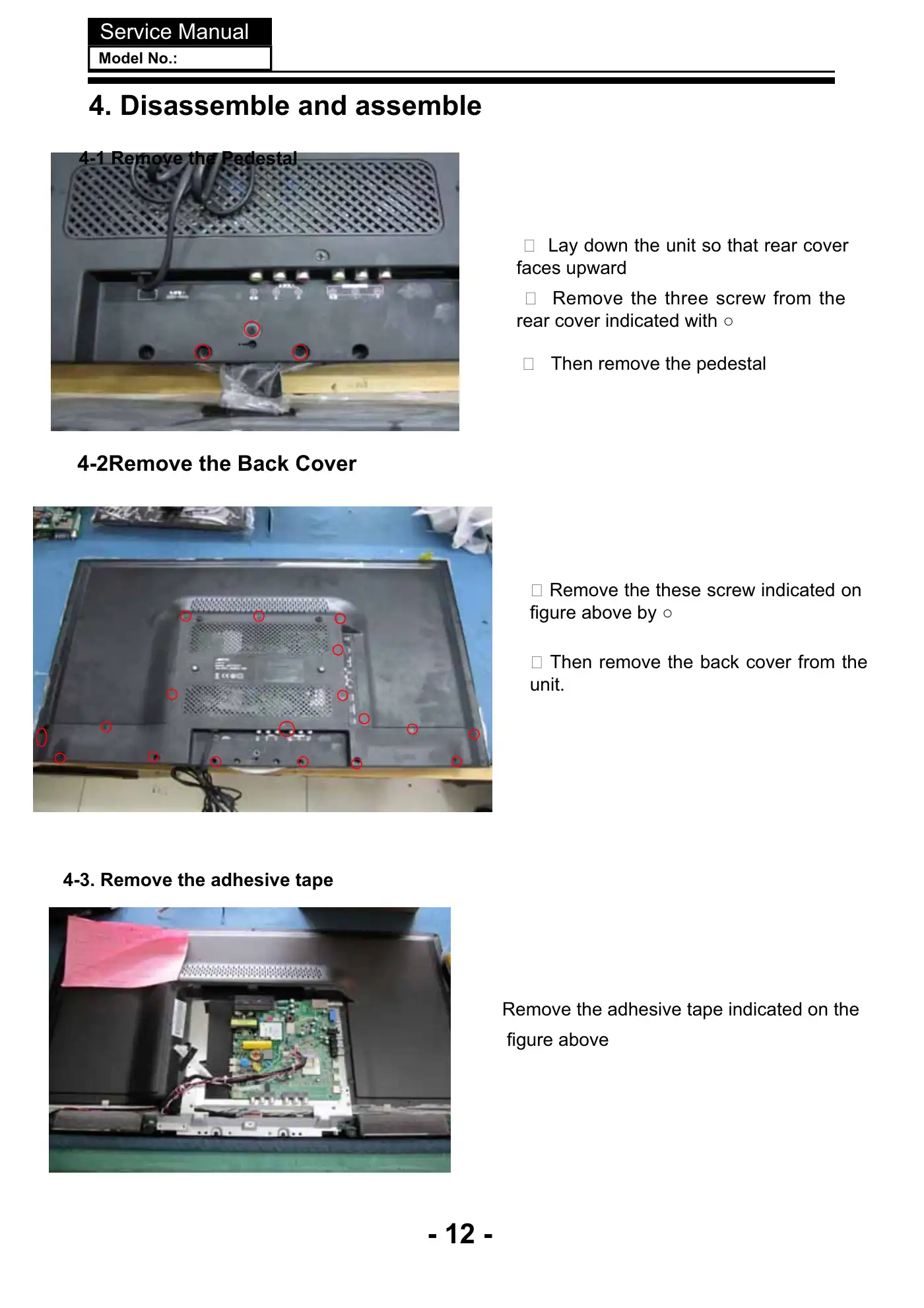 Haier LE32F32200 Service Manual Manual pdf 13 page image