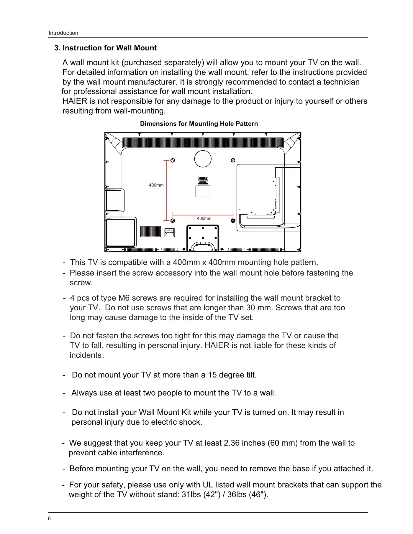 Haier LE55B1381 Owner's Manual Manual pdf 10 page image