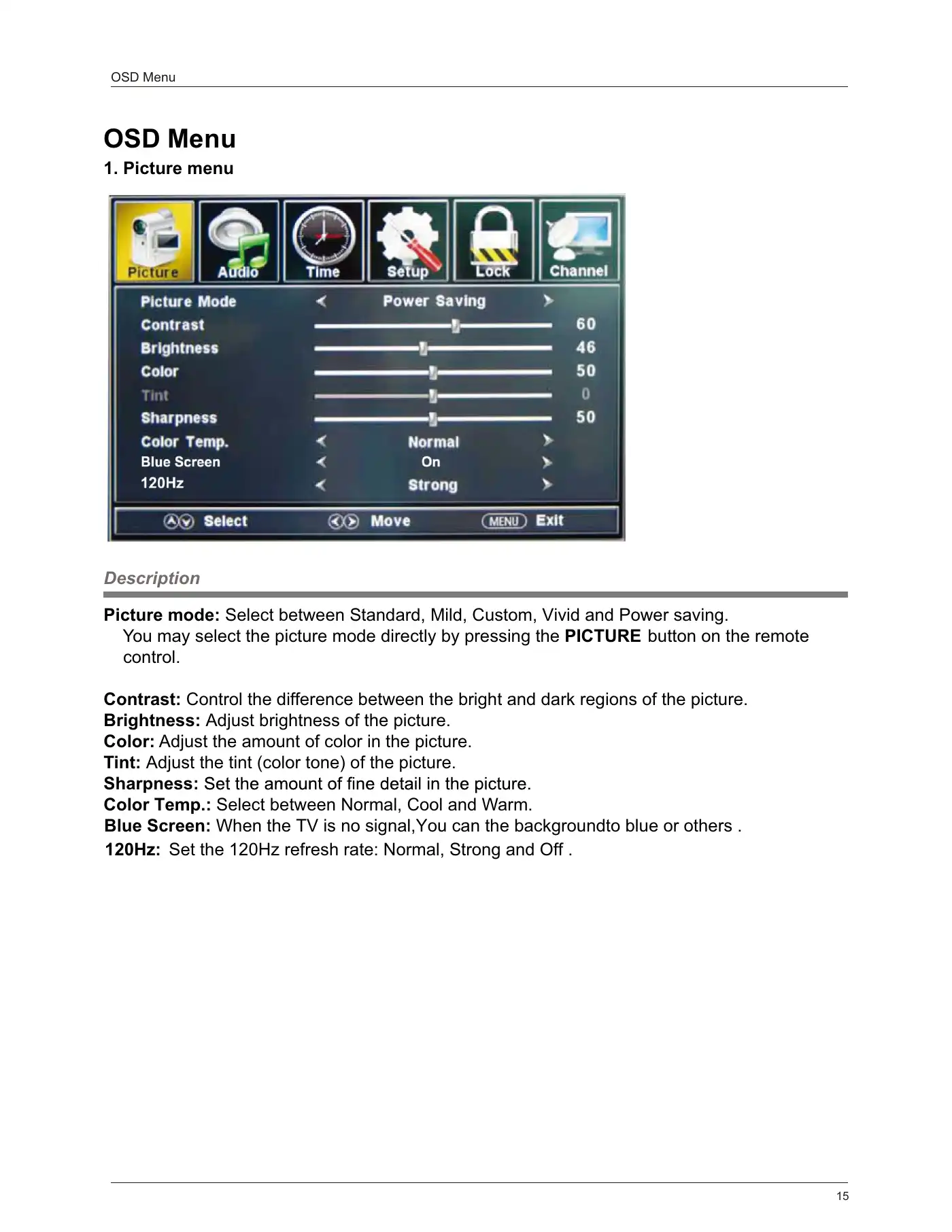 Haier LE55B1381 Owner's Manual Manual pdf 17 page image