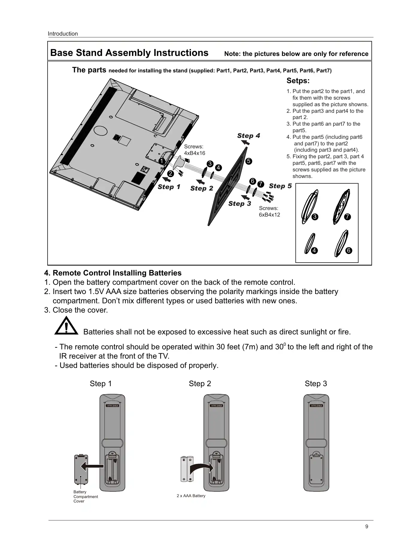 Haier LE55B1381 Owner's Manual Manual pdf 11 page image