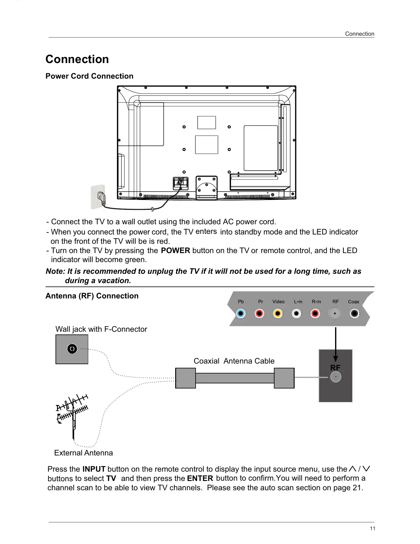 Haier LE55B1381 Owner's Manual Manual pdf 13 page image