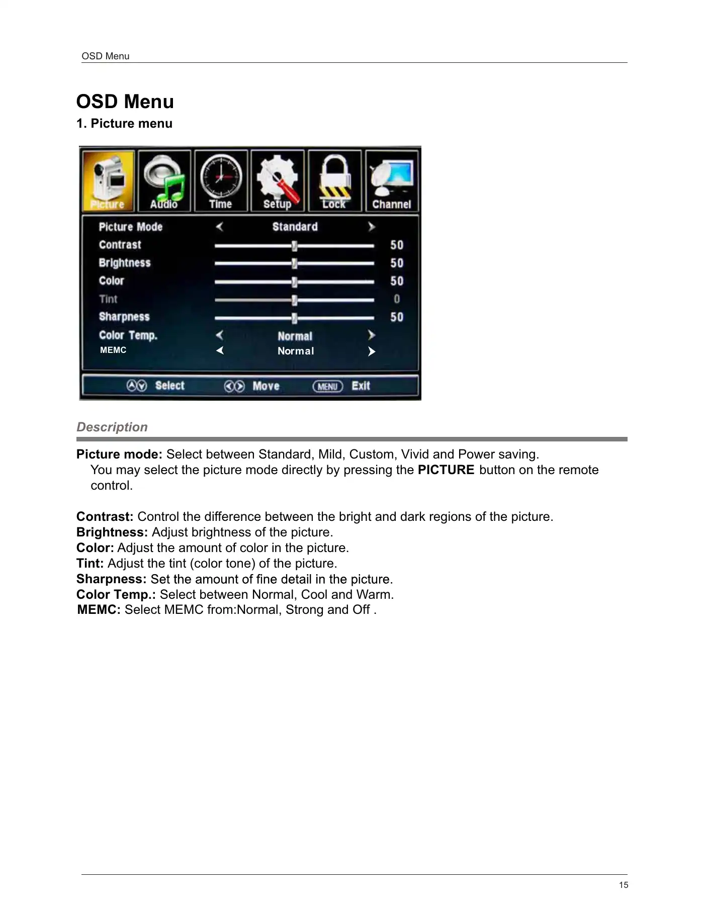 Haier LE55B1381 Owner's Manual Manual pdf 17 page image