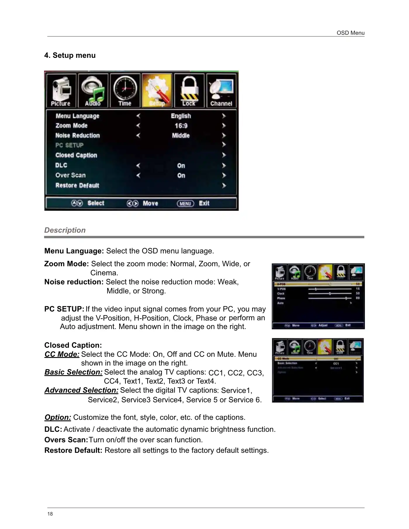 Haier LE55B1381 Owner's Manual Manual pdf 20 page image