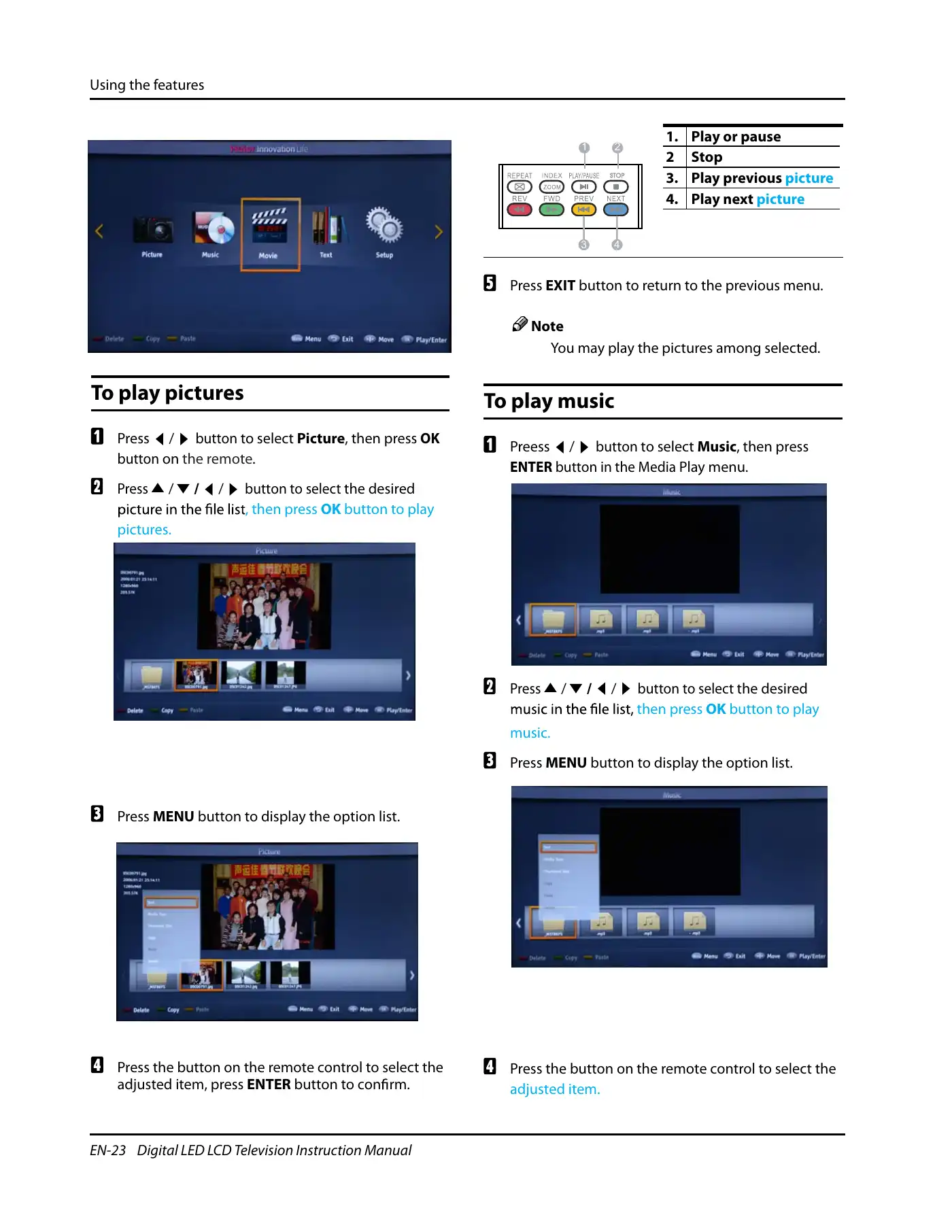 Haier LET32T1000HF Instruction Manual Manual pdf 24 page image