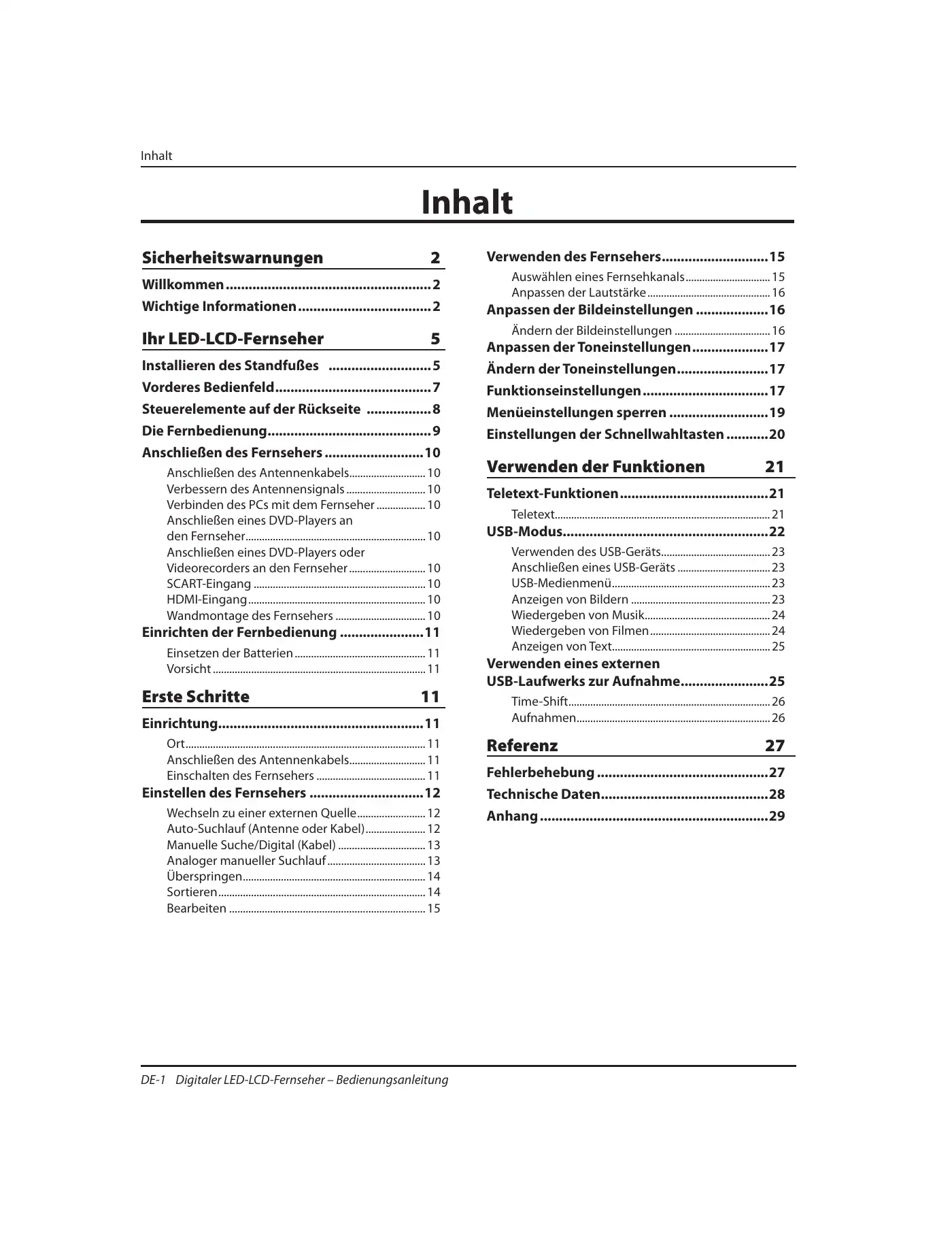 Haier LET32T1000HF Instruction Manual Manual pdf 32 page image
