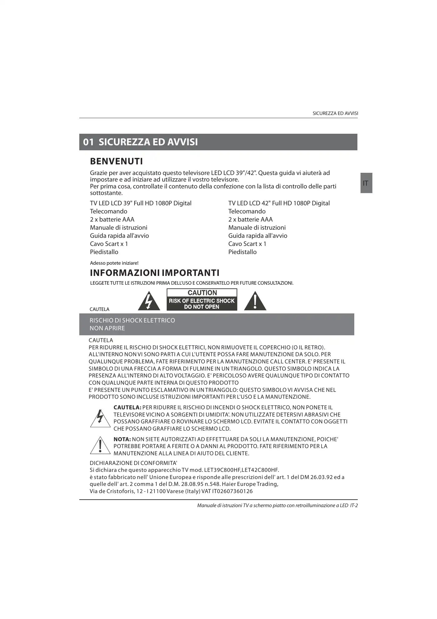 Haier LET39C800HF Instruction Manual Manual pdf 155 page image
