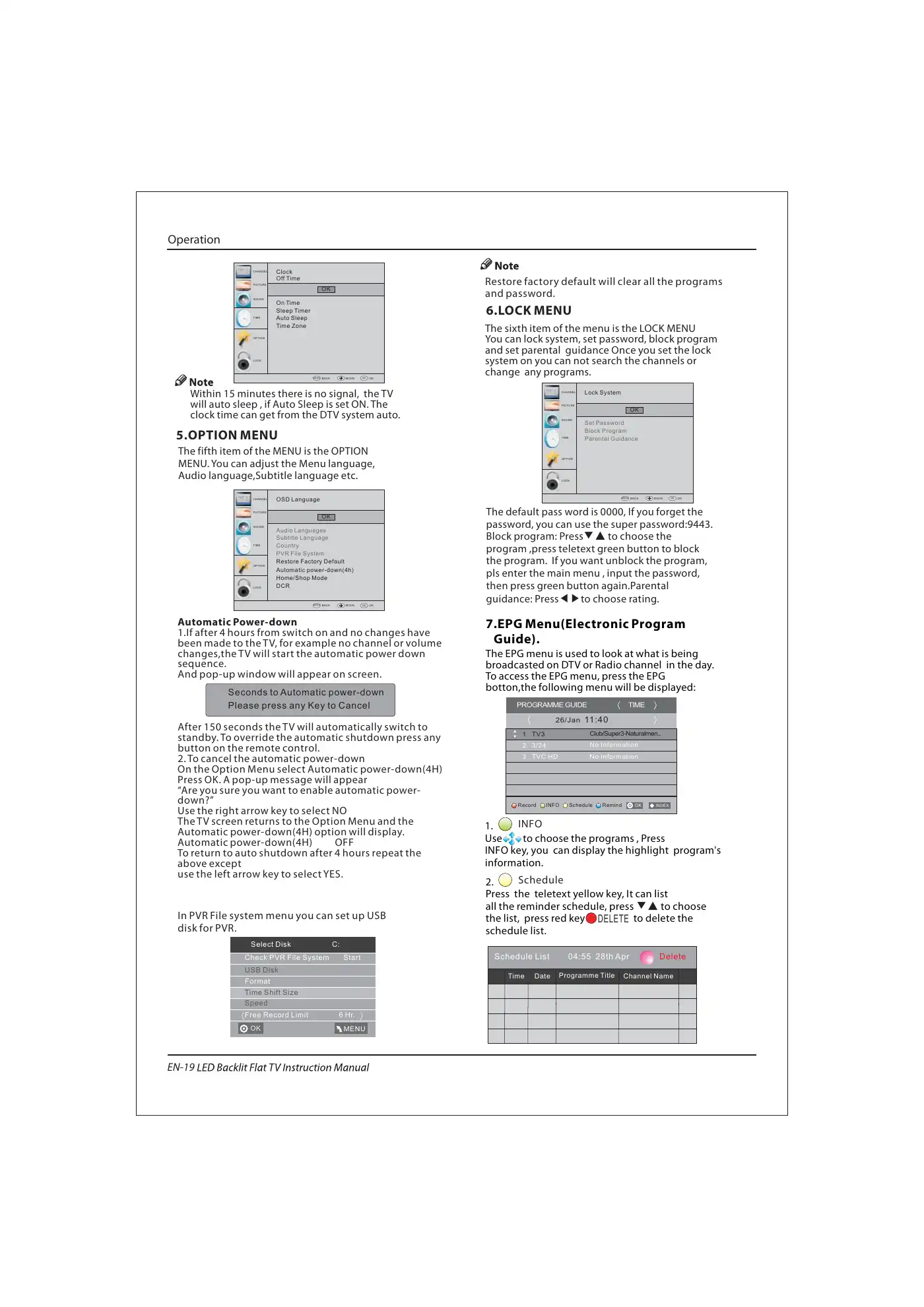 Haier LET39C800HF Instruction Manual Manual pdf 20 page image