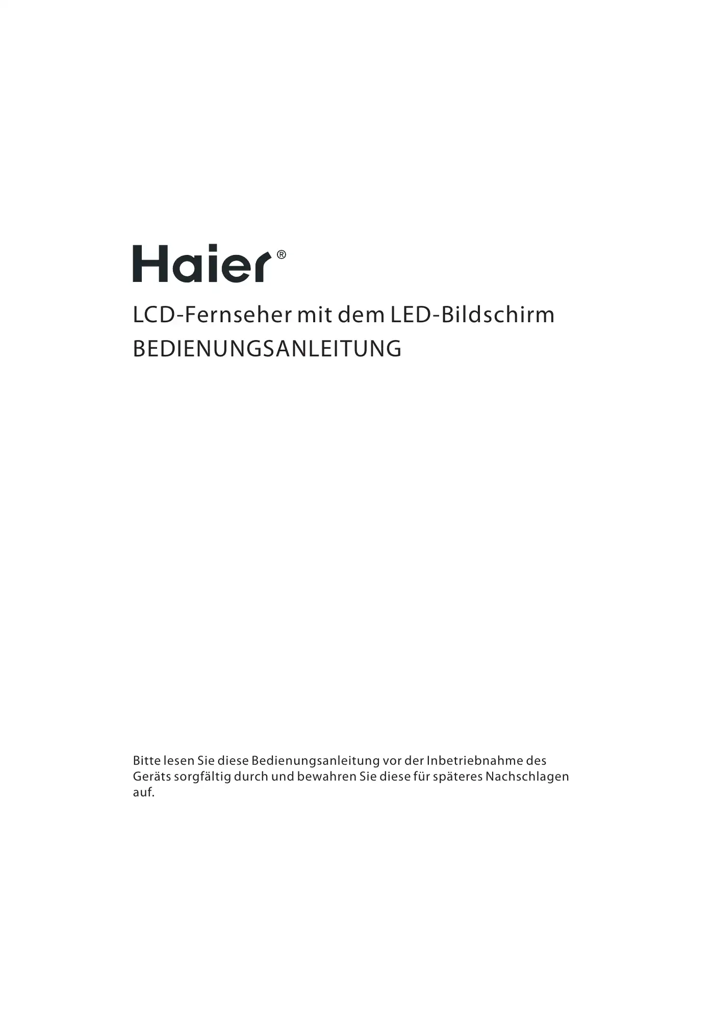 Haier LET39C800HF Instruction Manual Manual pdf 31 page image